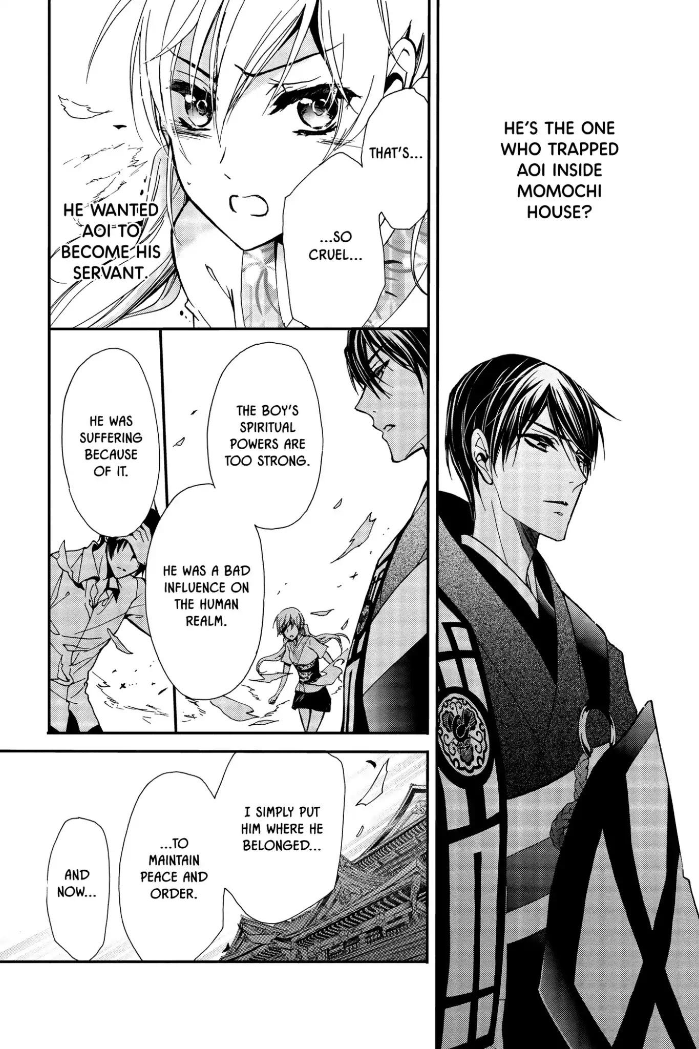 Momochi-san Chi no Ayakashi Ouji Chapter 26 page 18 - Chapter 26: Who Is That Behind You?