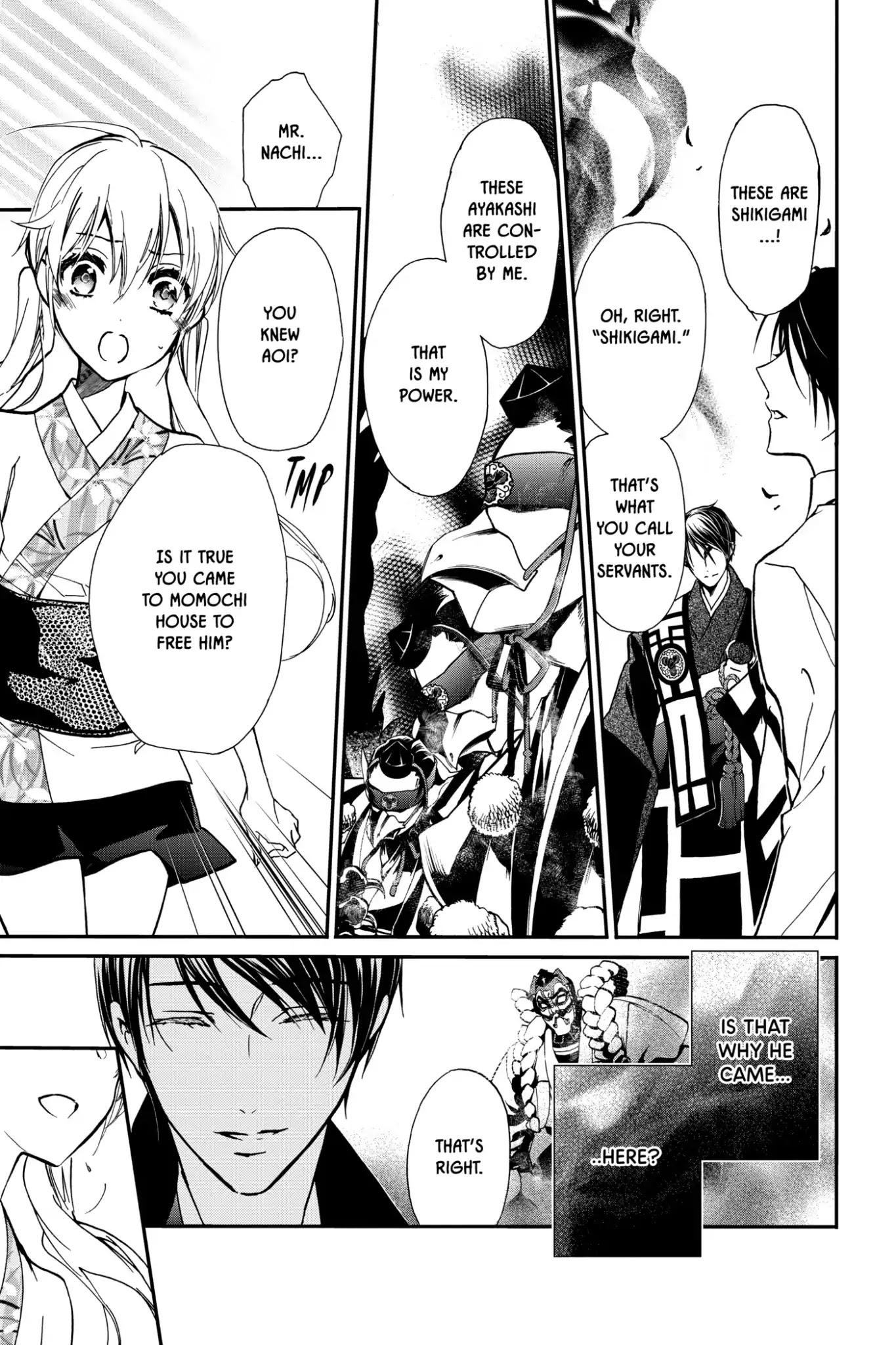 Momochi-san Chi no Ayakashi Ouji Chapter 26 page 5 - Chapter 26: Who Is That Behind You?