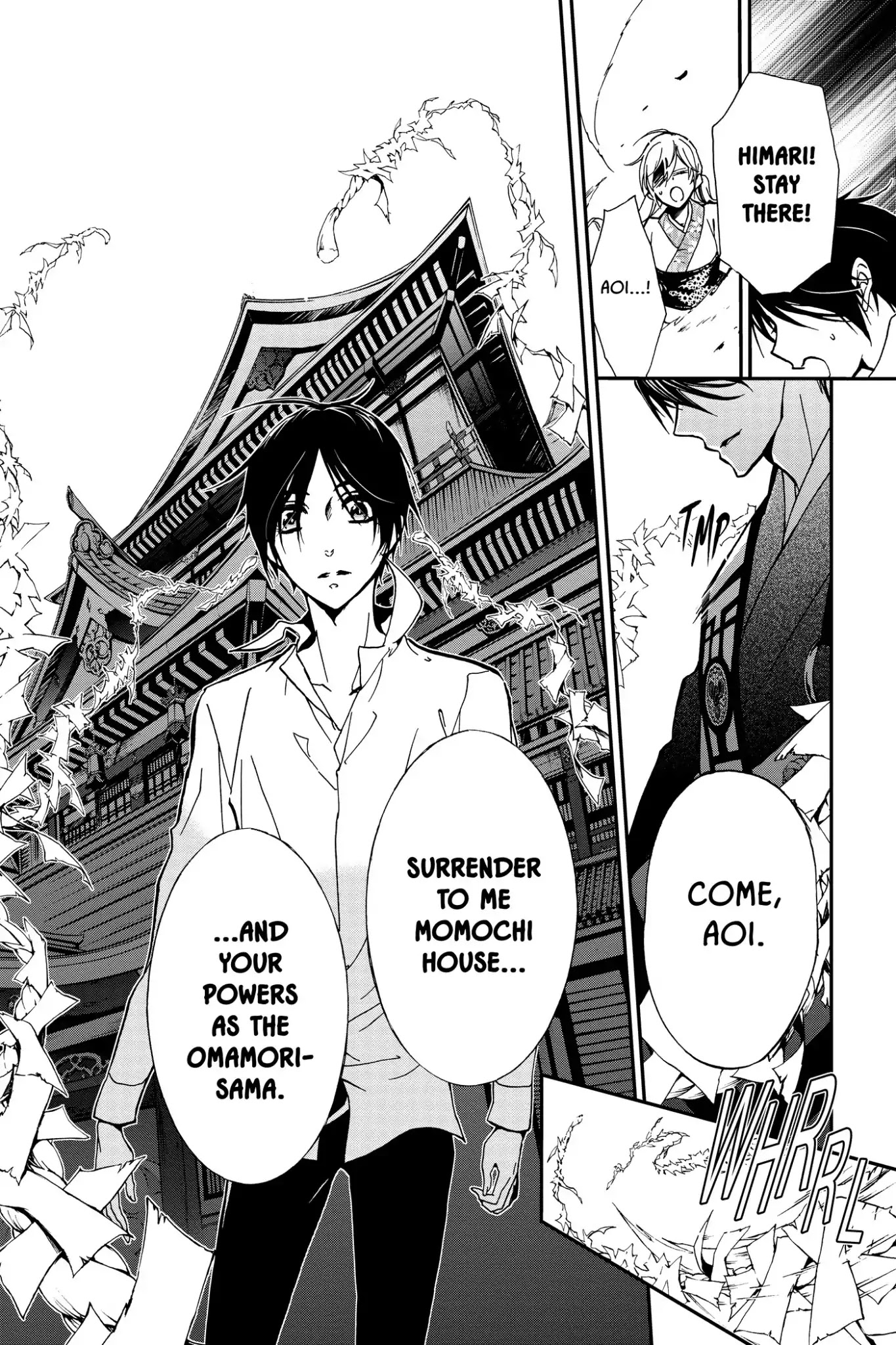 Momochi-san Chi no Ayakashi Ouji Chapter 26 page 7 - Chapter 26: Who Is That Behind You?