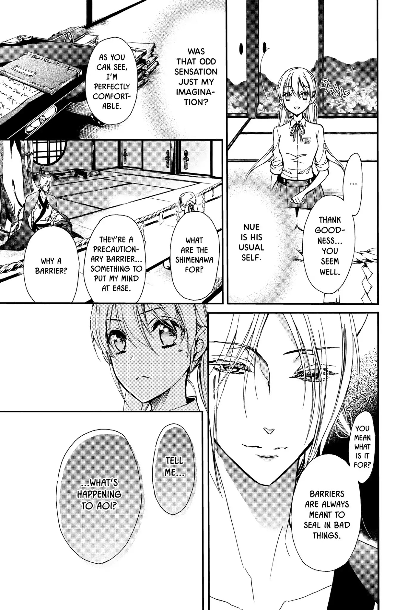 Momochi-san Chi no Ayakashi Ouji Chapter 28 page 12 - Chapter 28: An Unfamiliar Way Home