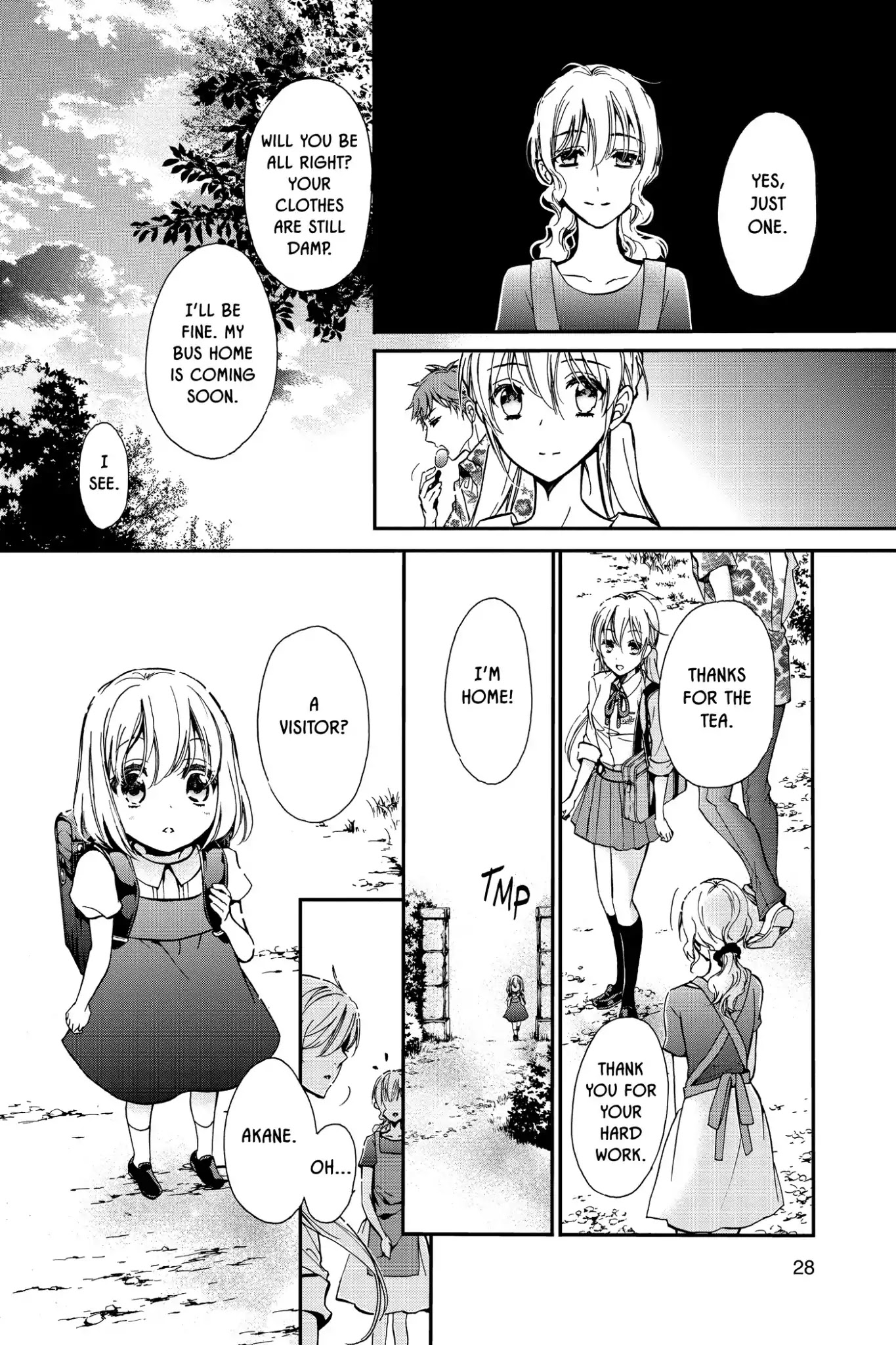 Momochi-san Chi no Ayakashi Ouji Chapter 28 page 29 - Chapter 28: An Unfamiliar Way Home