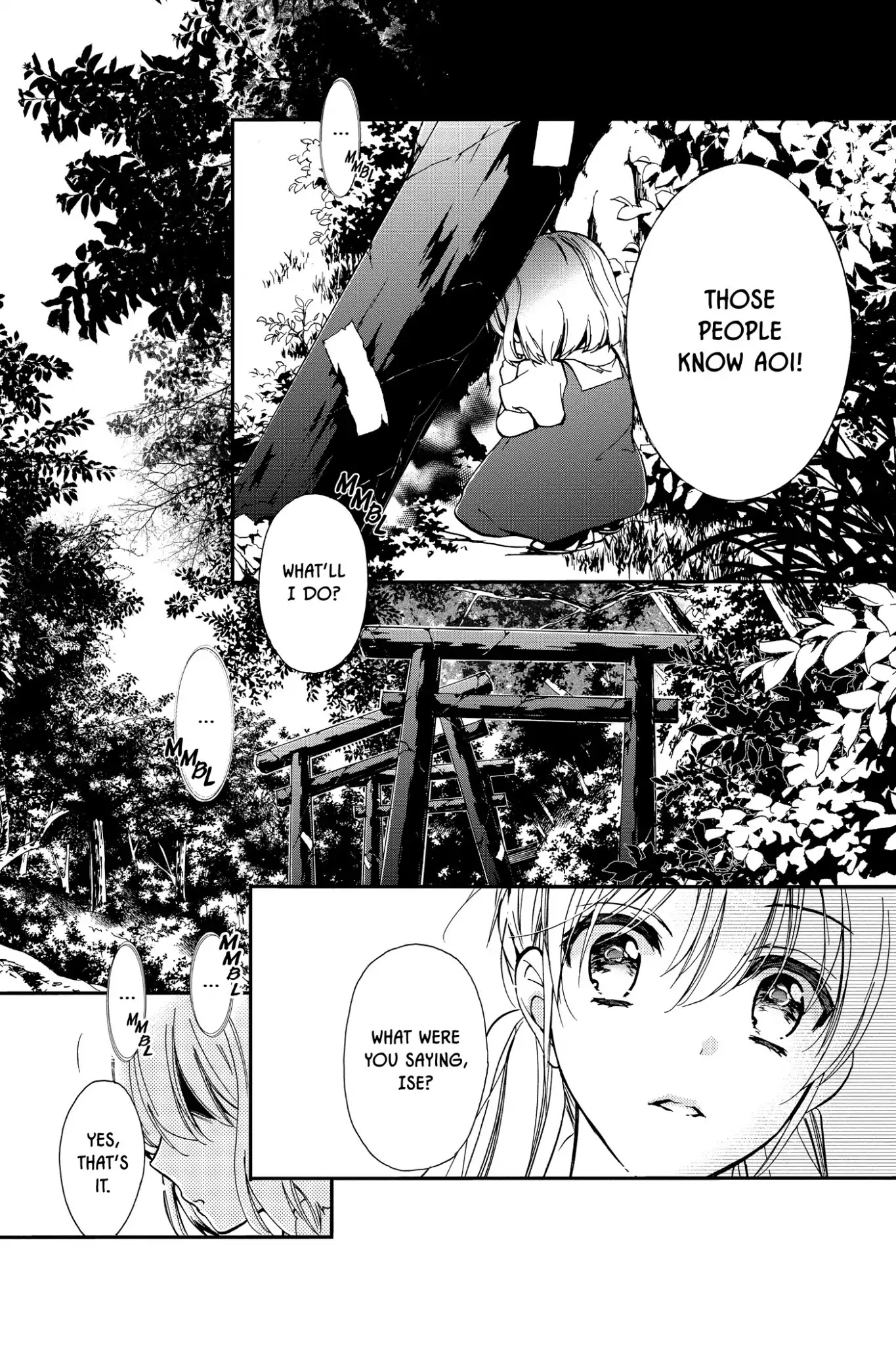 Momochi-san Chi no Ayakashi Ouji Chapter 28 page 37 - Chapter 28: An Unfamiliar Way Home
