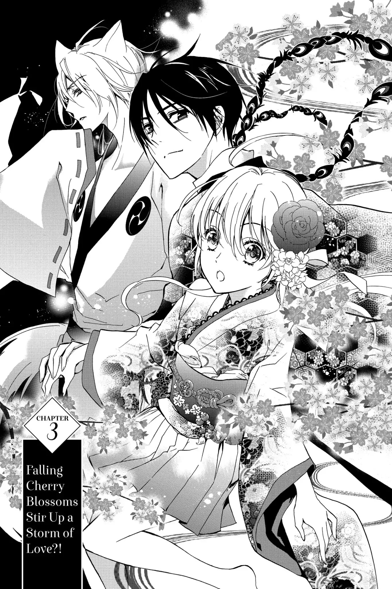 Momochi-san Chi no Ayakashi Ouji Chapter 3 page 1 - Chapter 3: Falling Cherry Blossoms Stir Up a Storm of Love?!