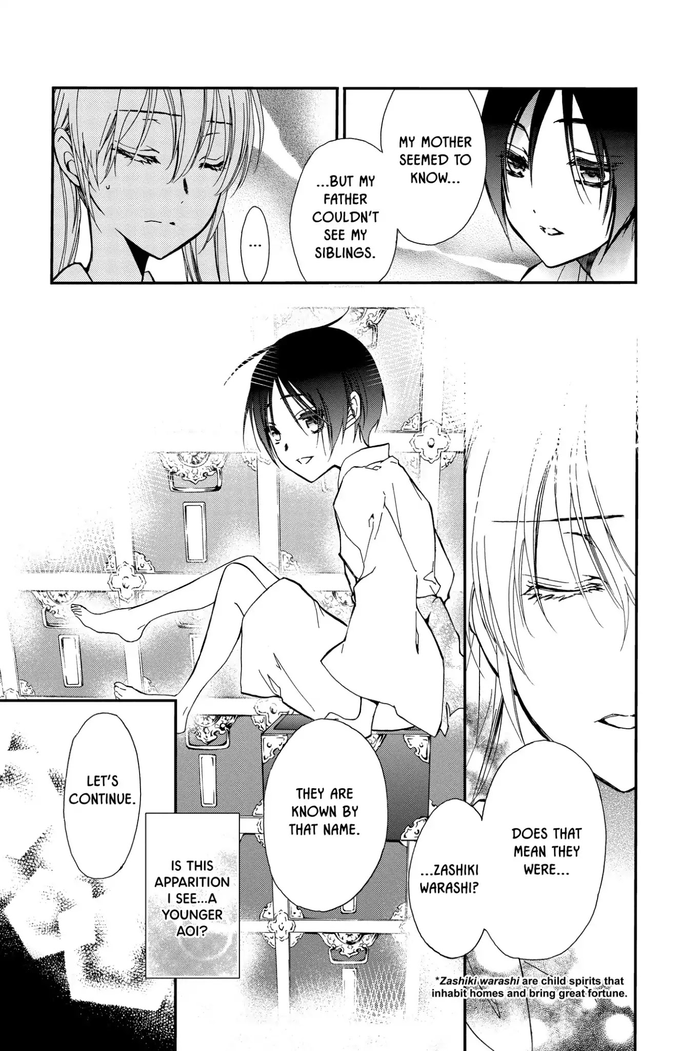 Momochi-san Chi no Ayakashi Ouji Chapter 30 page 10 - Chapter 30: The Tale of Aoi's Past