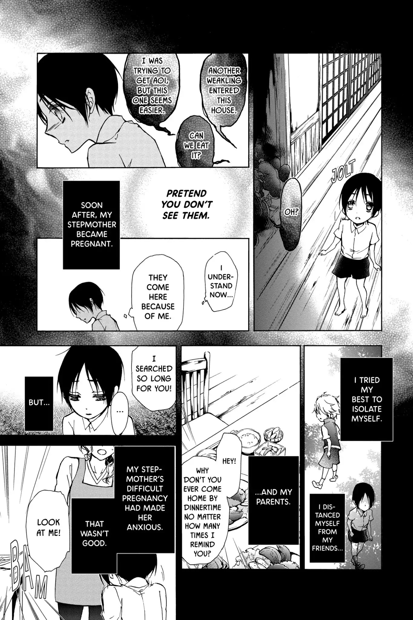 Momochi-san Chi no Ayakashi Ouji Chapter 30 page 13 - Chapter 30: The Tale of Aoi's Past