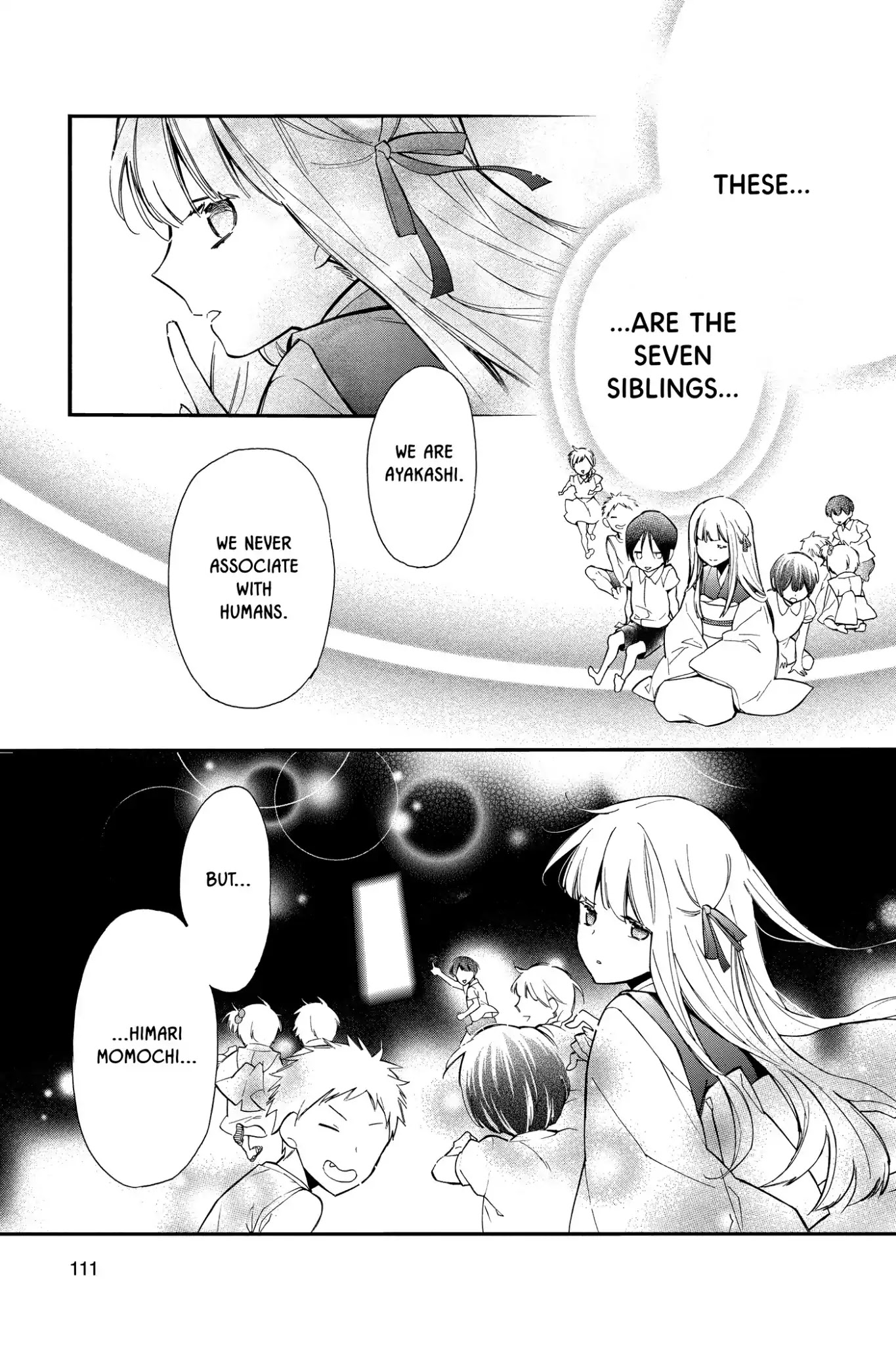 Momochi-san Chi no Ayakashi Ouji Chapter 30 page 27 - Chapter 30: The Tale of Aoi's Past