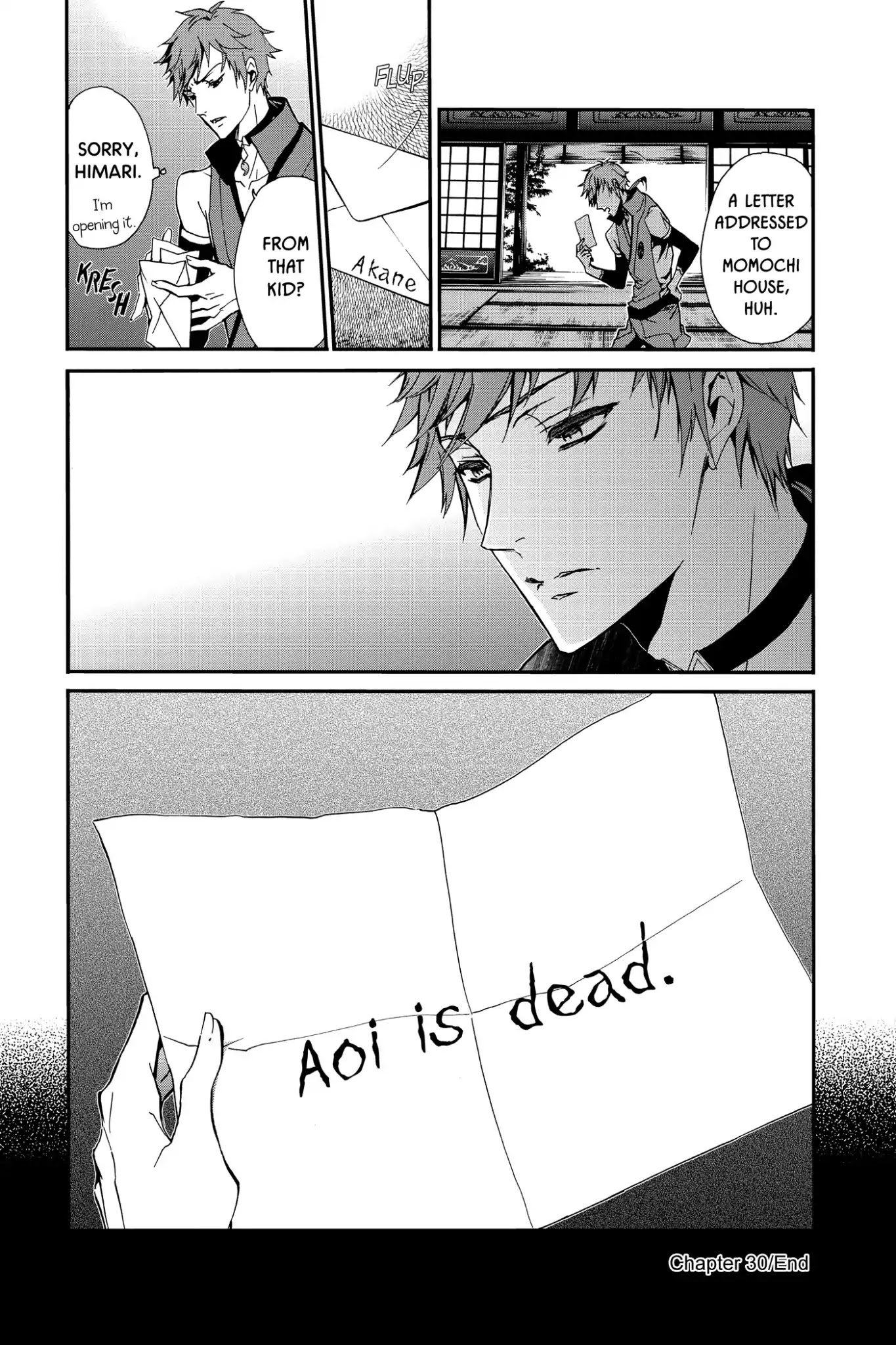 Momochi-san Chi no Ayakashi Ouji Chapter 30 page 36 - Chapter 30: The Tale of Aoi's Past
