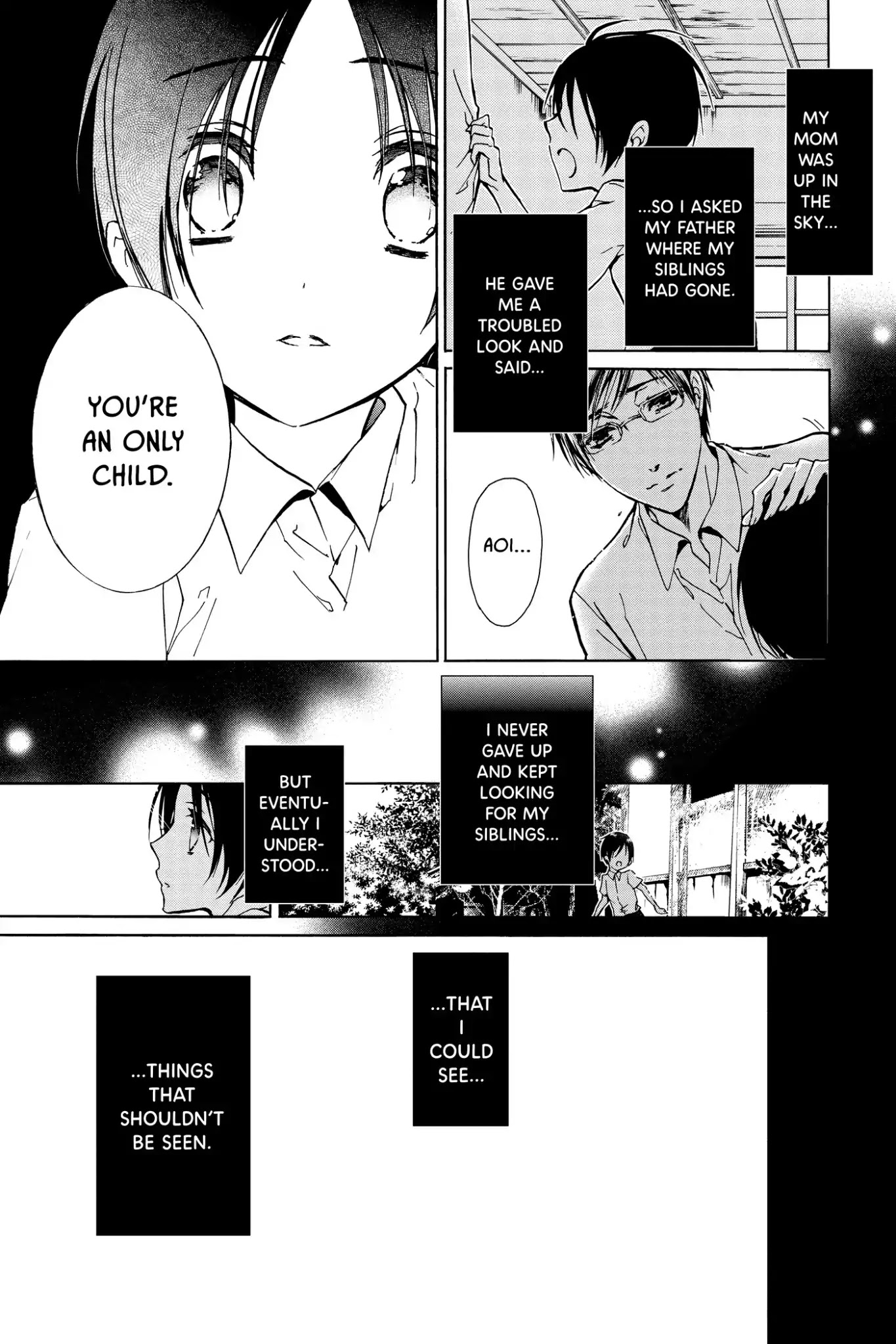 Momochi-san Chi no Ayakashi Ouji Chapter 30 page 9 - Chapter 30: The Tale of Aoi's Past