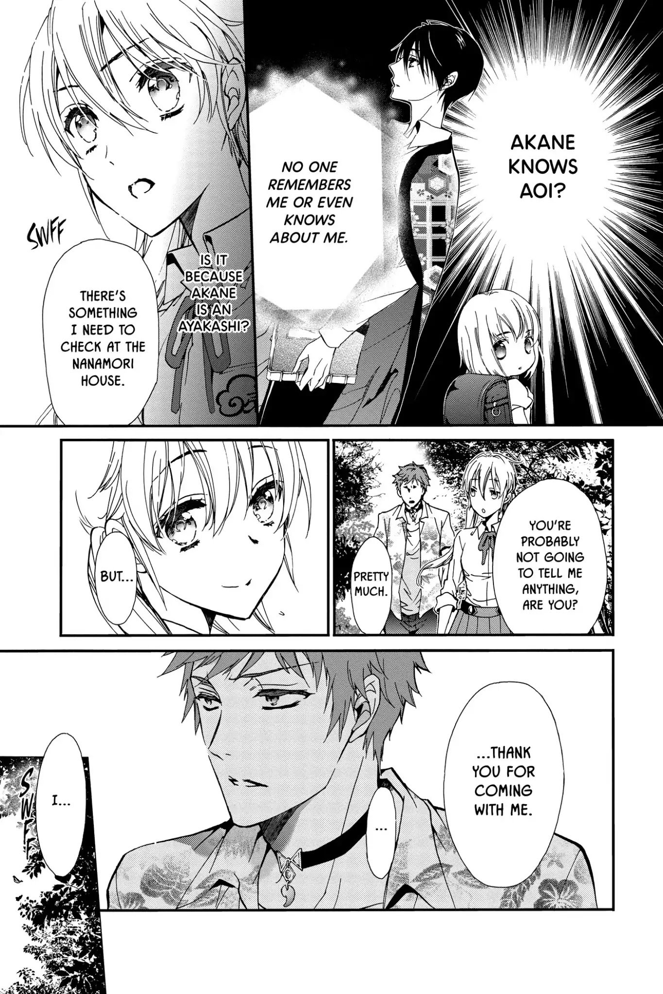 Momochi-san Chi no Ayakashi Ouji Chapter 31 page 10 - Chapter 31: A Faceless Visitor