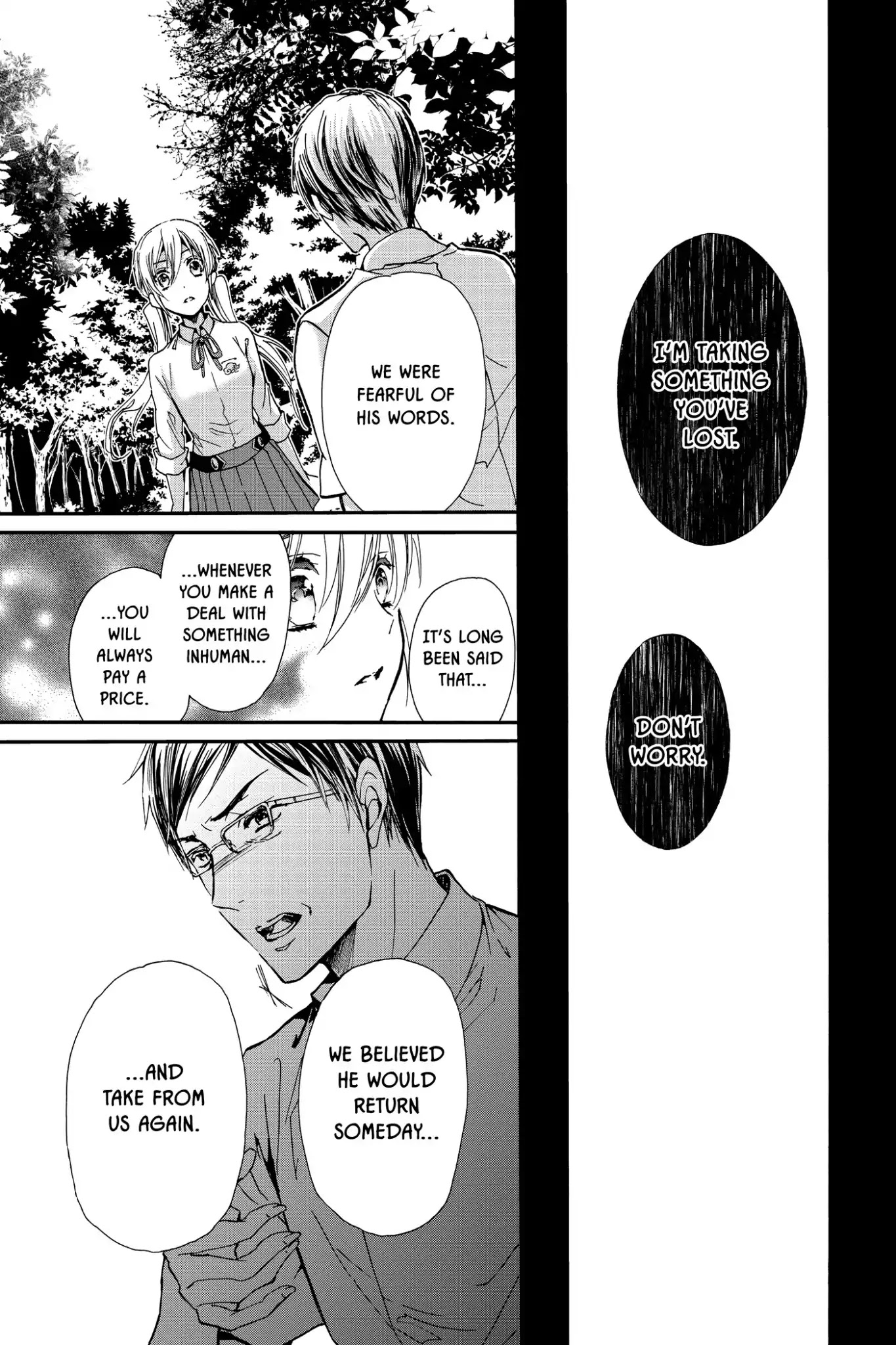 Momochi-san Chi no Ayakashi Ouji Chapter 31 page 22 - Chapter 31: A Faceless Visitor