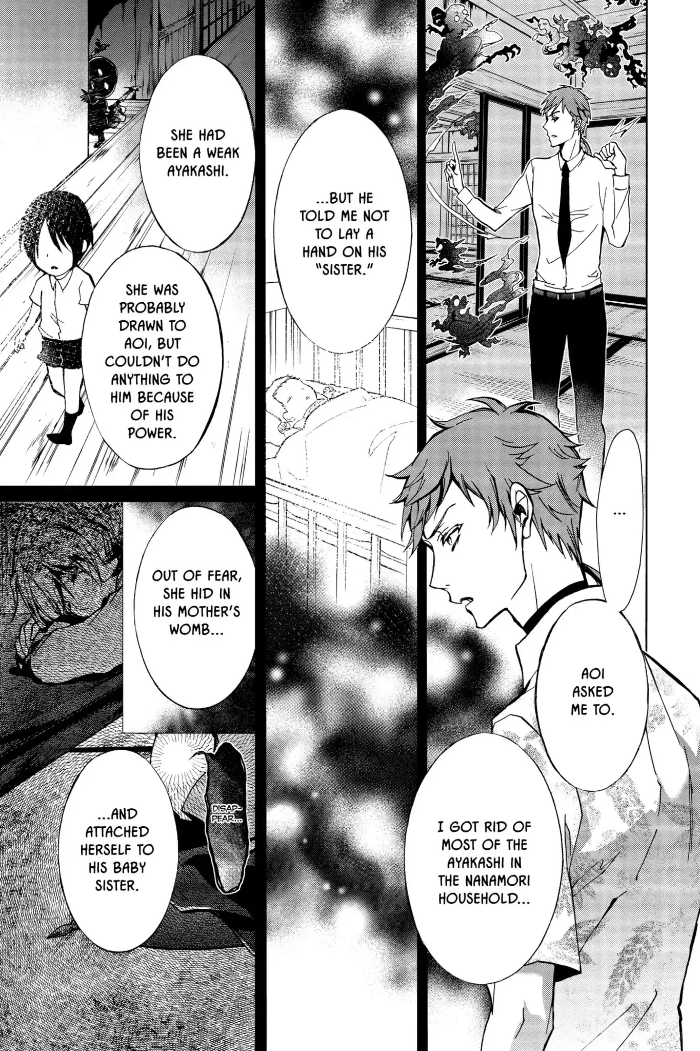 Momochi-san Chi no Ayakashi Ouji Chapter 32 page 24 - Chapter 32: Wish