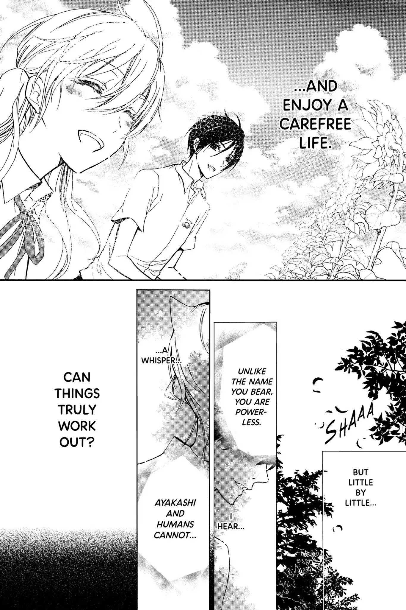 Momochi-san Chi no Ayakashi Ouji Chapter 32 page 9 - Chapter 32: Wish