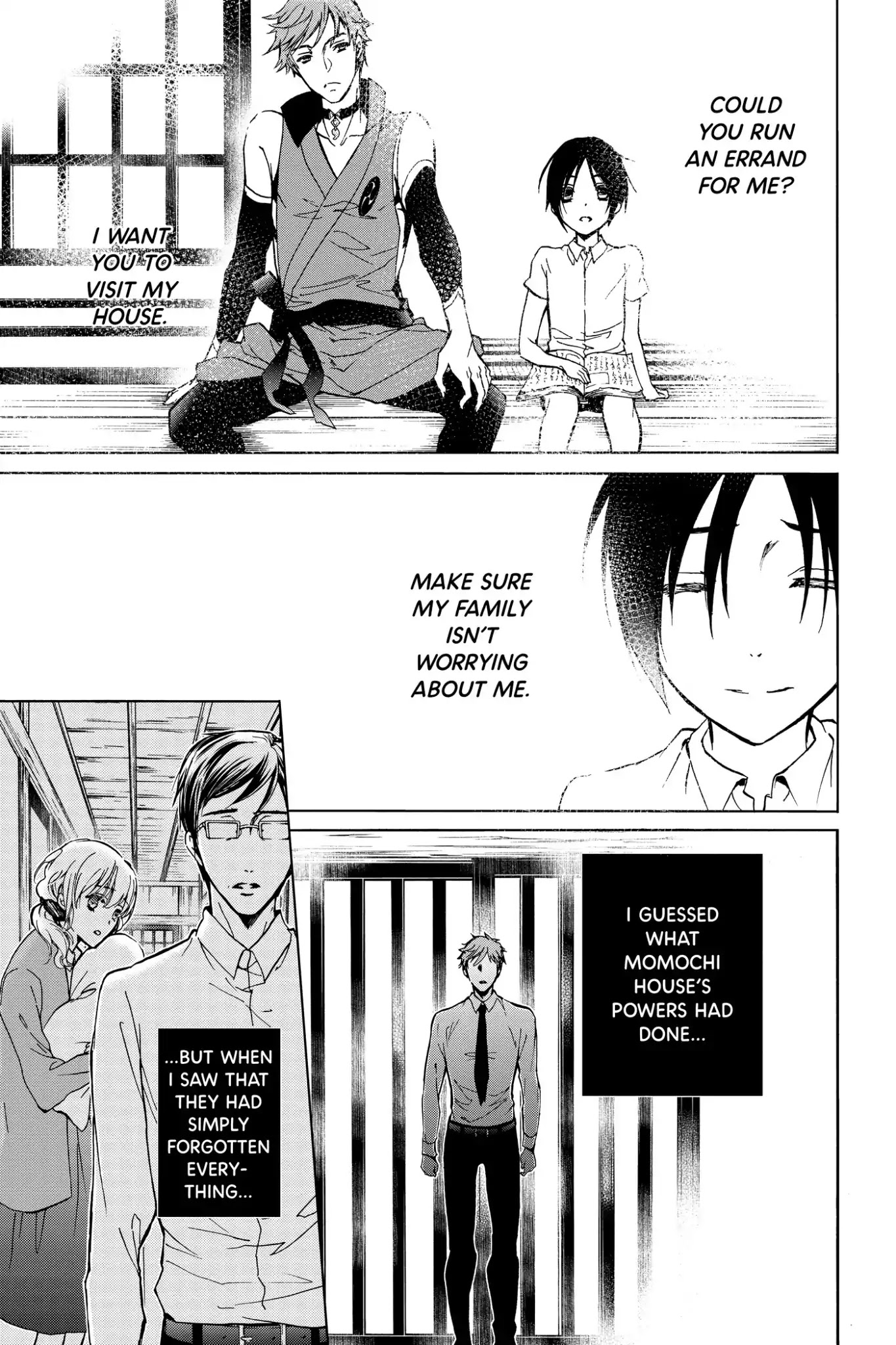 Momochi-san Chi no Ayakashi Ouji Chapter 33 page 24 - Chapter 33: The Seventh Child
