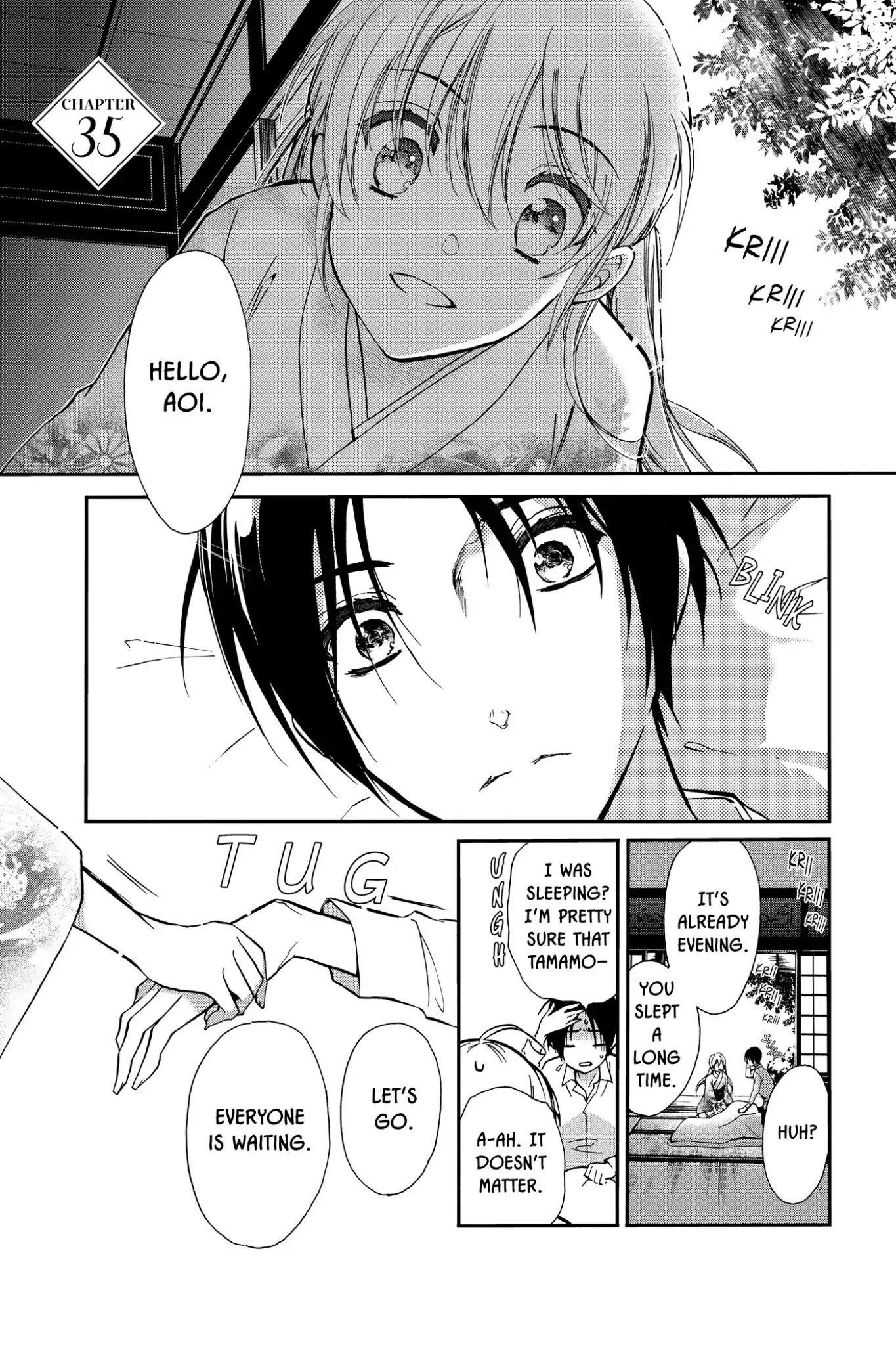 Momochi-san Chi no Ayakashi Ouji Chapter 35 page 1 - Chapter 35: Light