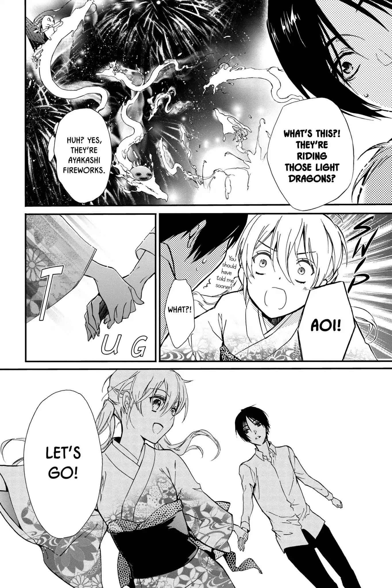 Momochi-san Chi no Ayakashi Ouji Chapter 35 page 13 - Chapter 35: Light