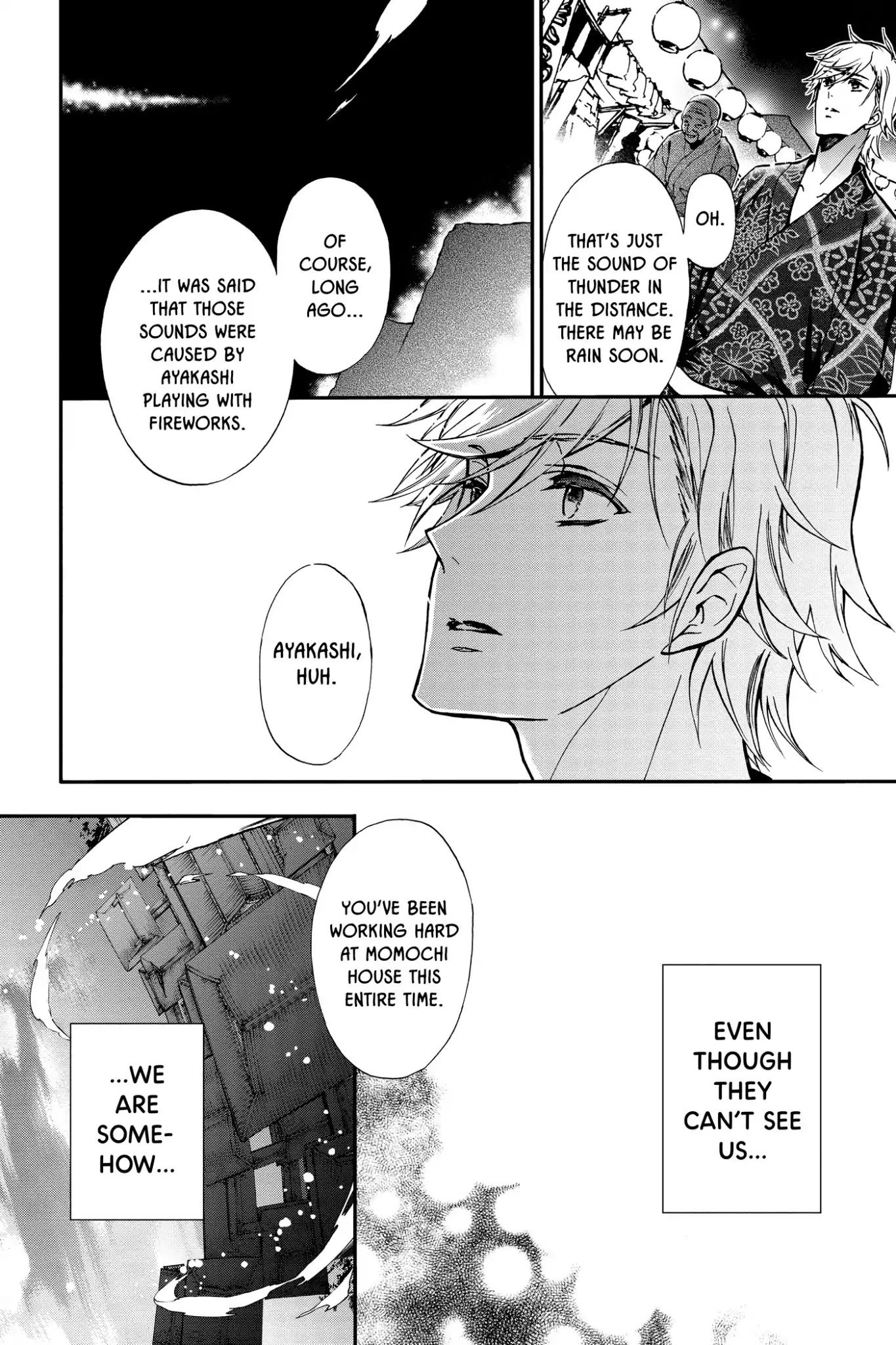 Momochi-san Chi no Ayakashi Ouji Chapter 35 page 18 - Chapter 35: Light