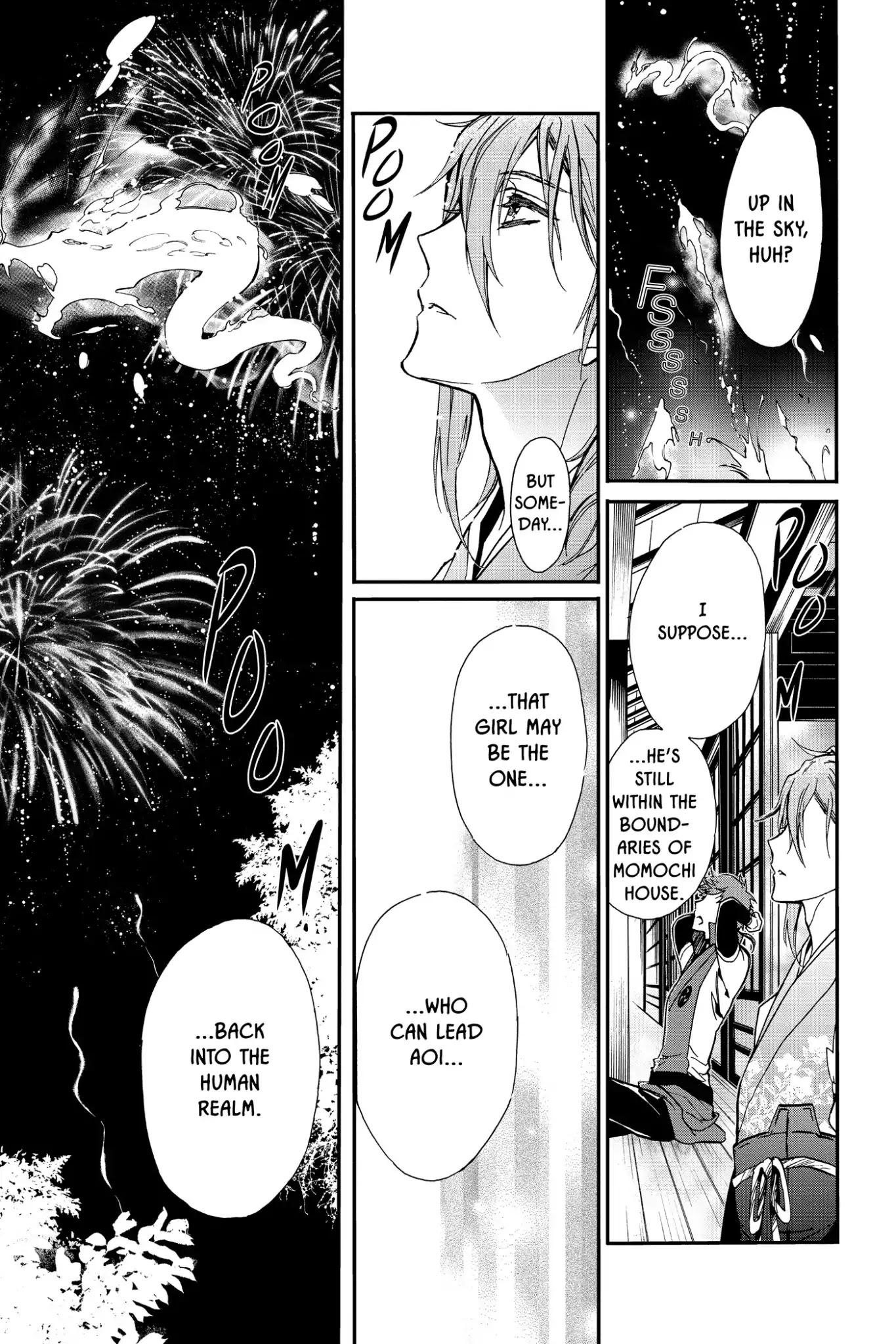 Momochi-san Chi no Ayakashi Ouji Chapter 35 page 21 - Chapter 35: Light