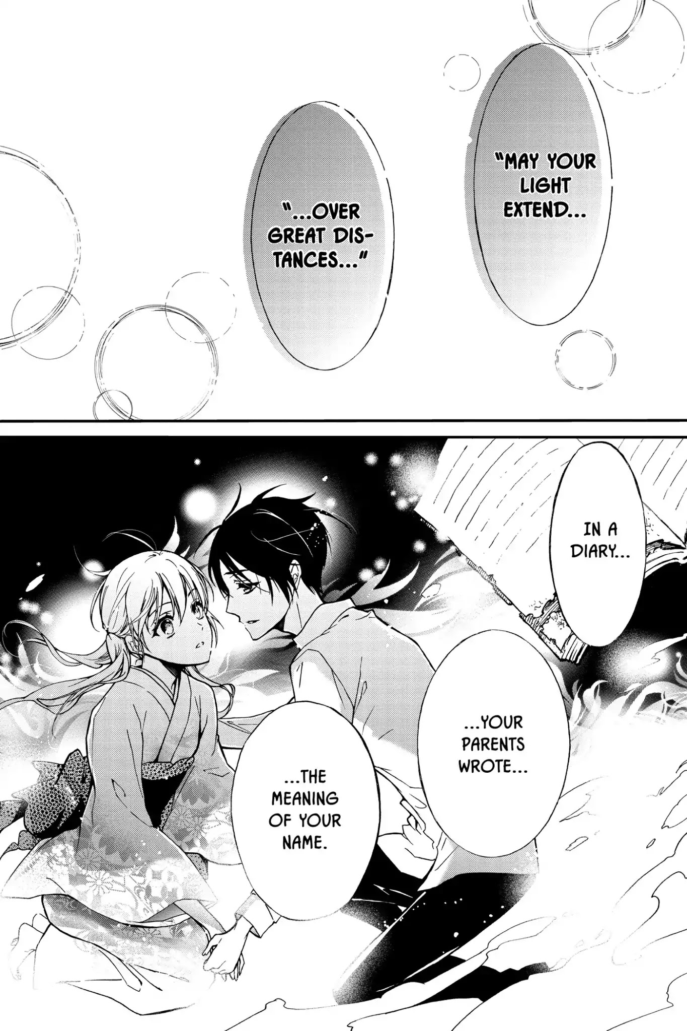 Momochi-san Chi no Ayakashi Ouji Chapter 35 page 25 - Chapter 35: Light