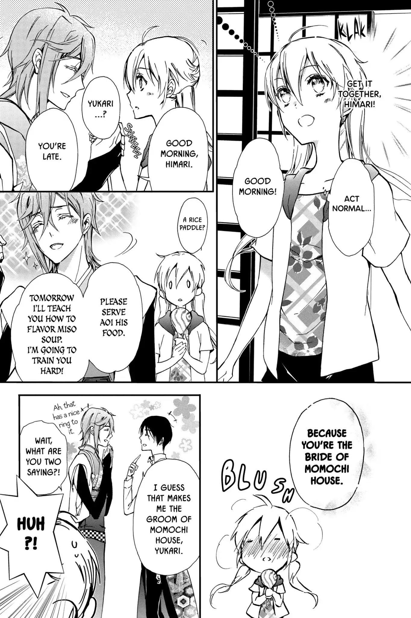 Momochi-san Chi no Ayakashi Ouji Chapter 36 page 10 - Chapter 36: Love Under a Single Roof