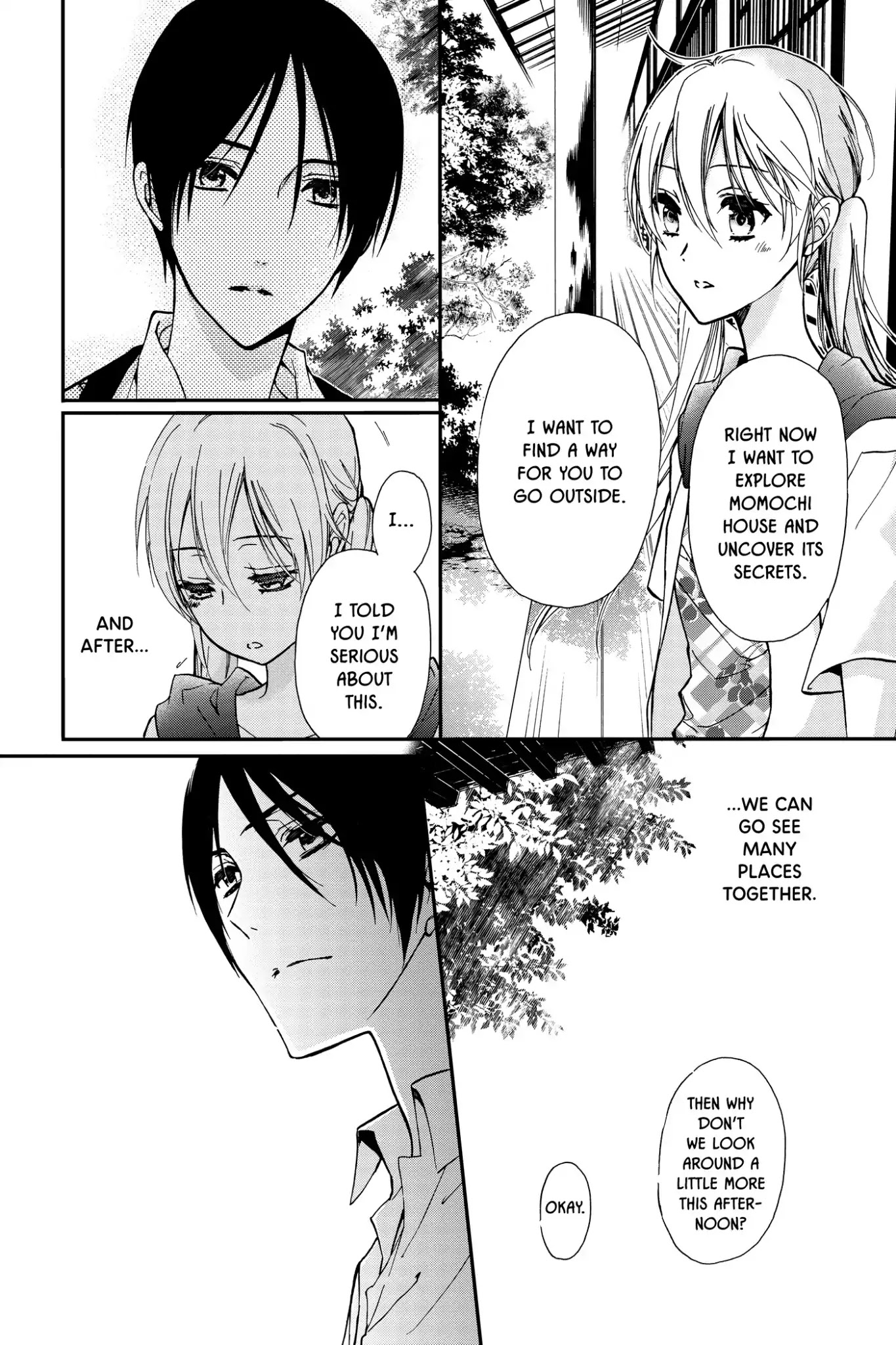 Momochi-san Chi no Ayakashi Ouji Chapter 36 page 19 - Chapter 36: Love Under a Single Roof
