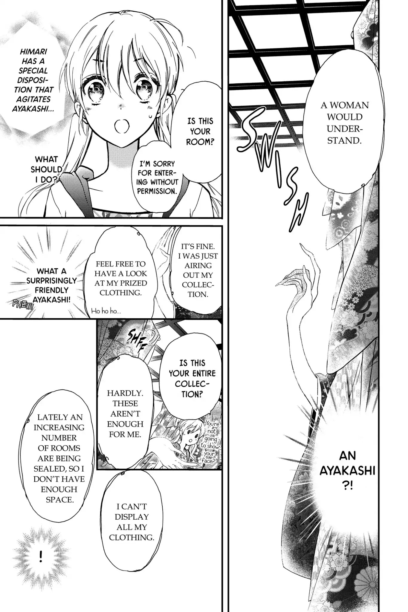 Momochi-san Chi no Ayakashi Ouji Chapter 36 page 22 - Chapter 36: Love Under a Single Roof