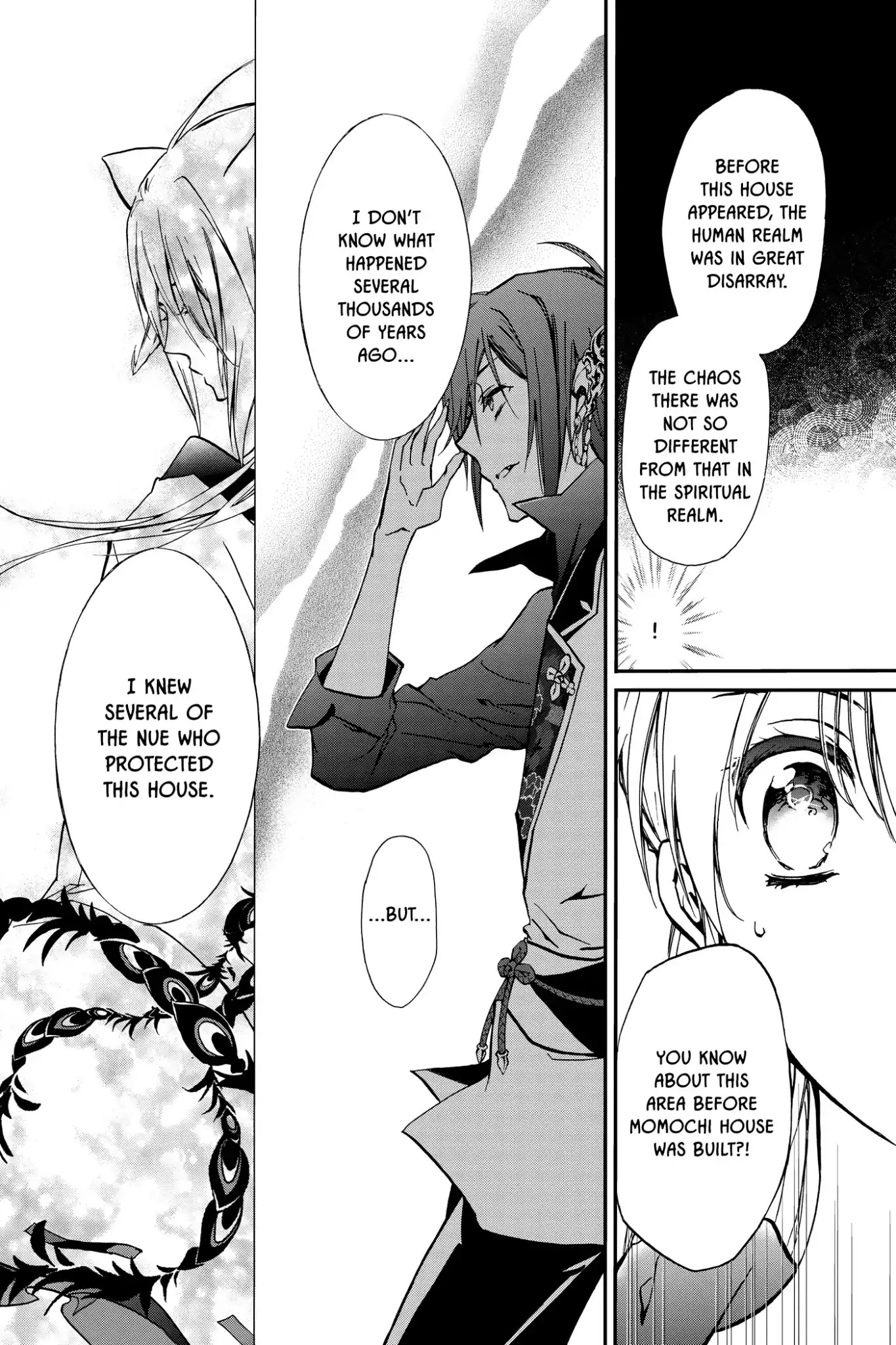 Momochi-san Chi no Ayakashi Ouji Chapter 36 page 35 - Chapter 36: Love Under a Single Roof