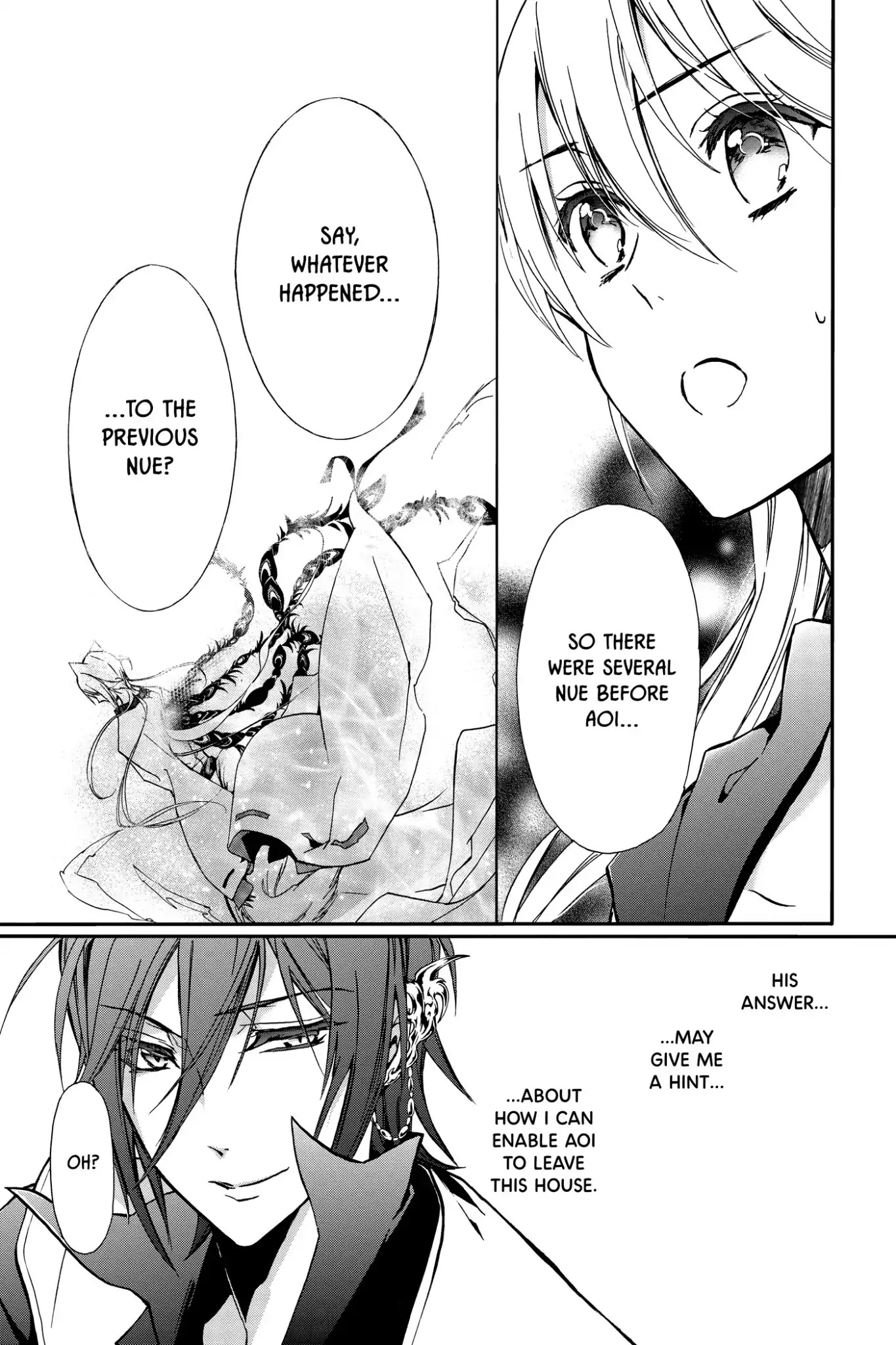 Momochi-san Chi no Ayakashi Ouji Chapter 36 page 36 - Chapter 36: Love Under a Single Roof