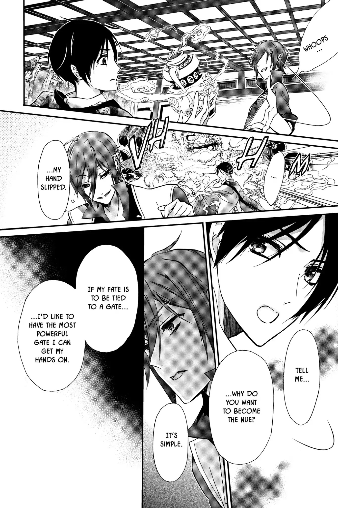 Momochi-san Chi no Ayakashi Ouji Chapter 37 page 20 - Chapter 37: Color Tag
