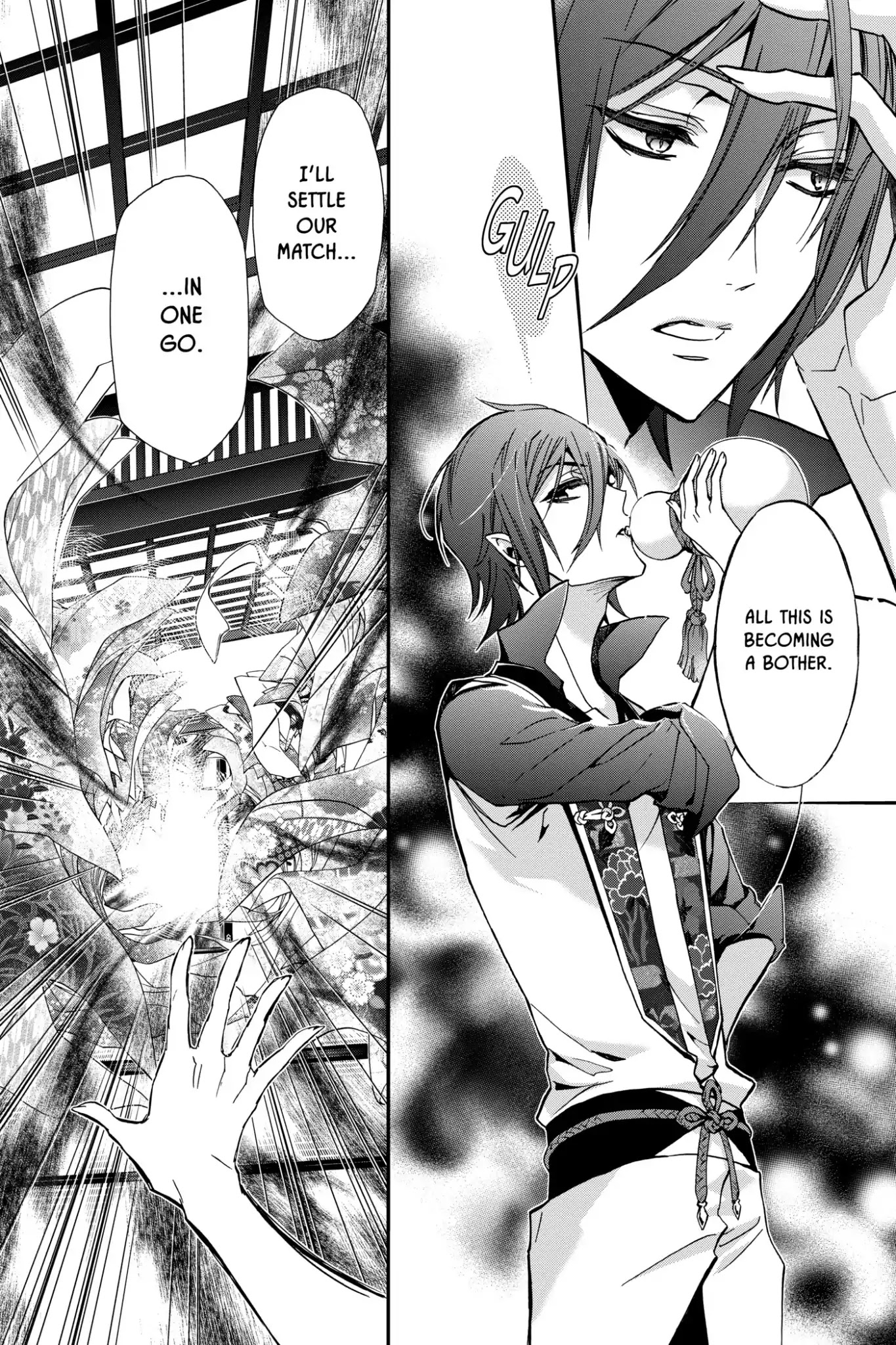 Momochi-san Chi no Ayakashi Ouji Chapter 37 page 21 - Chapter 37: Color Tag