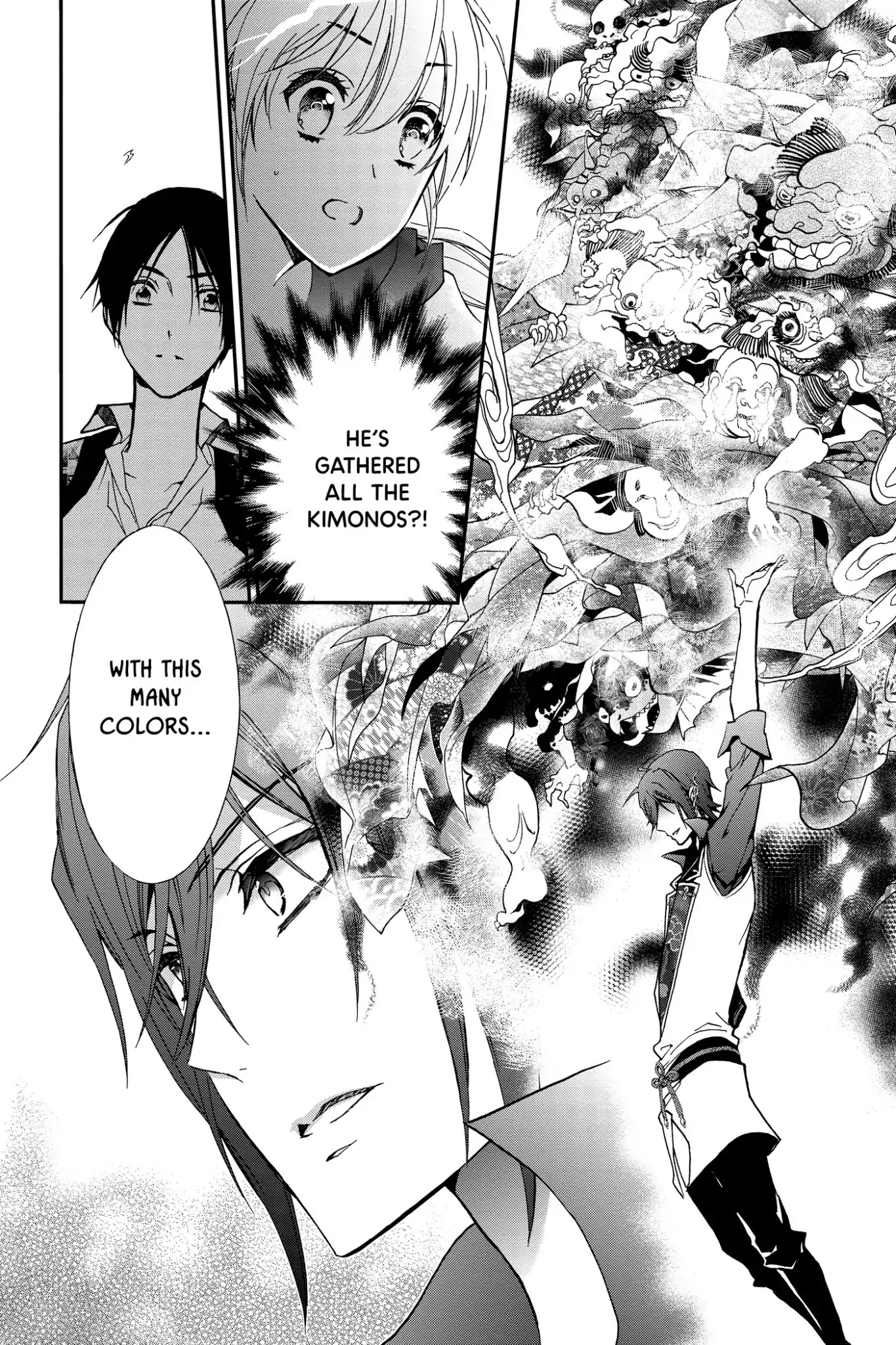Momochi-san Chi no Ayakashi Ouji Chapter 37 page 22 - Chapter 37: Color Tag