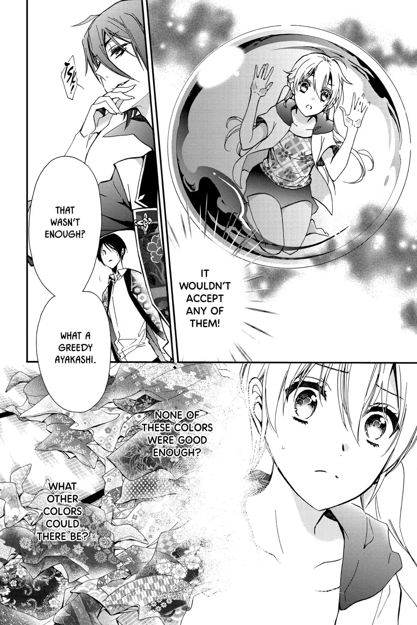 Momochi-san Chi no Ayakashi Ouji Chapter 37 page 24 - Chapter 37: Color Tag