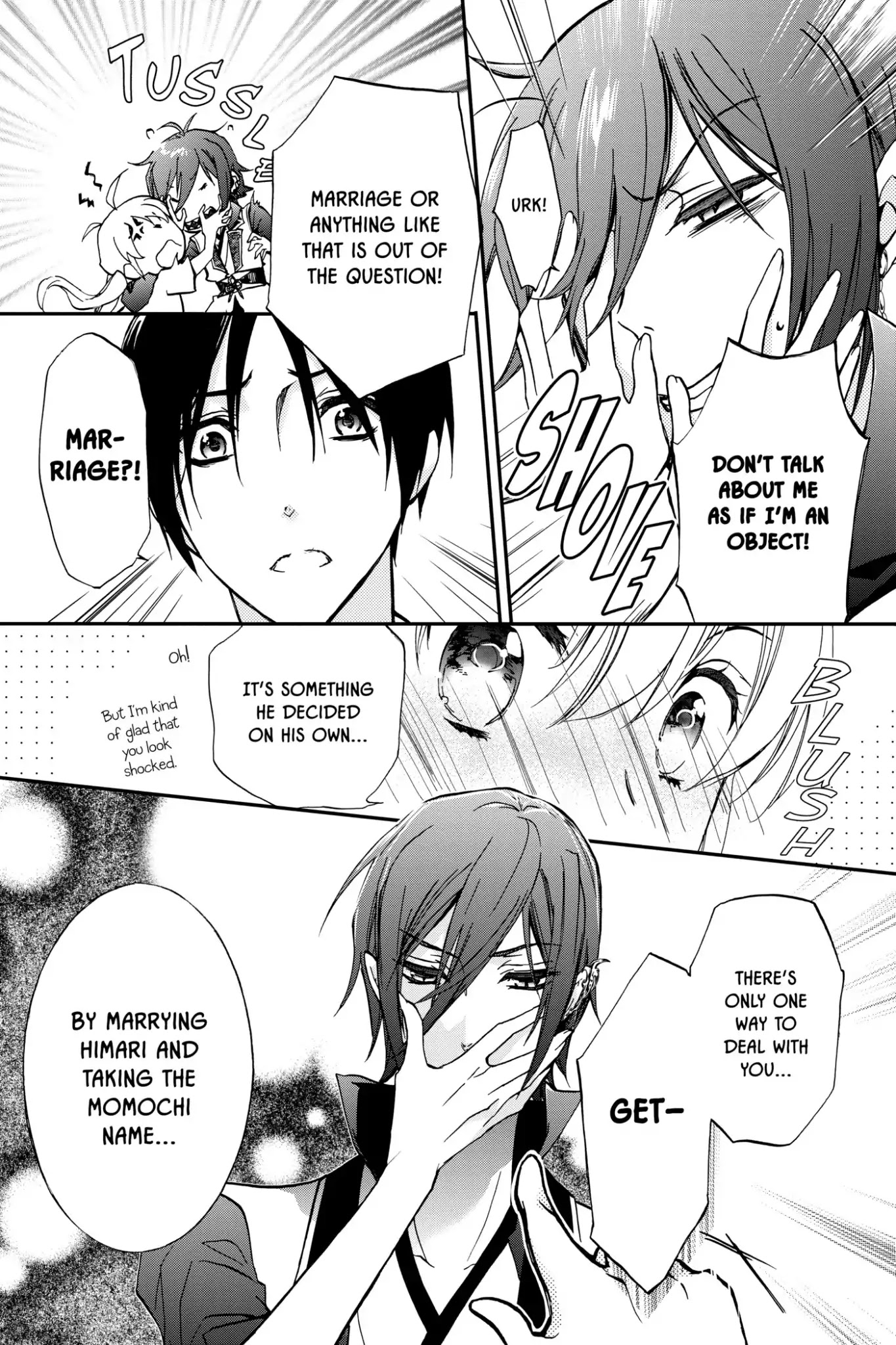 Momochi-san Chi no Ayakashi Ouji Chapter 37 page 5 - Chapter 37: Color Tag