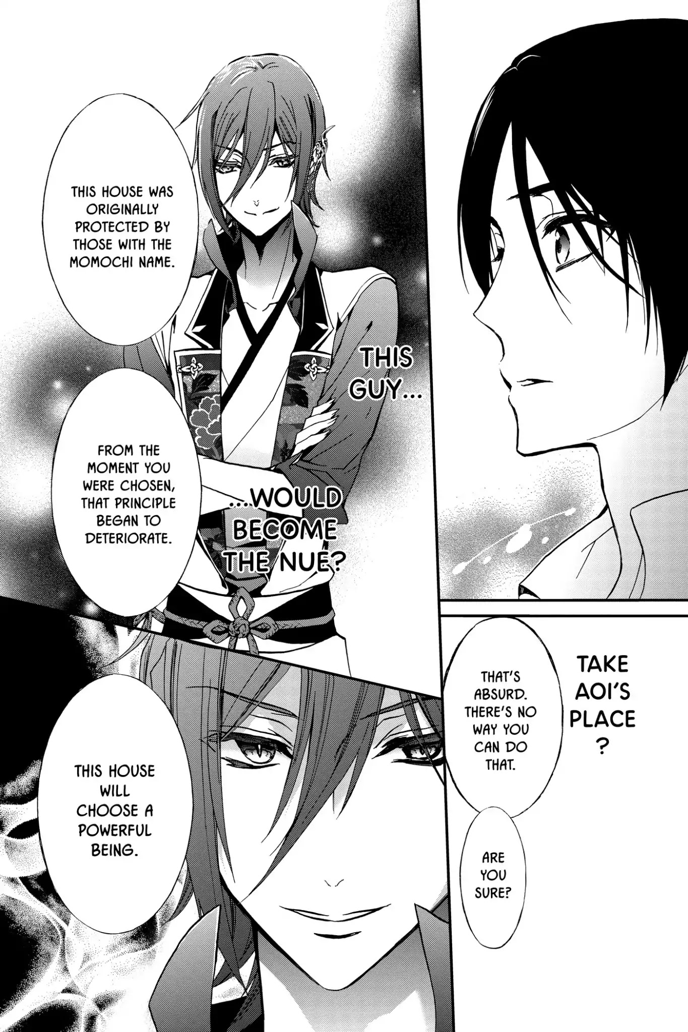 Momochi-san Chi no Ayakashi Ouji Chapter 37 page 7 - Chapter 37: Color Tag