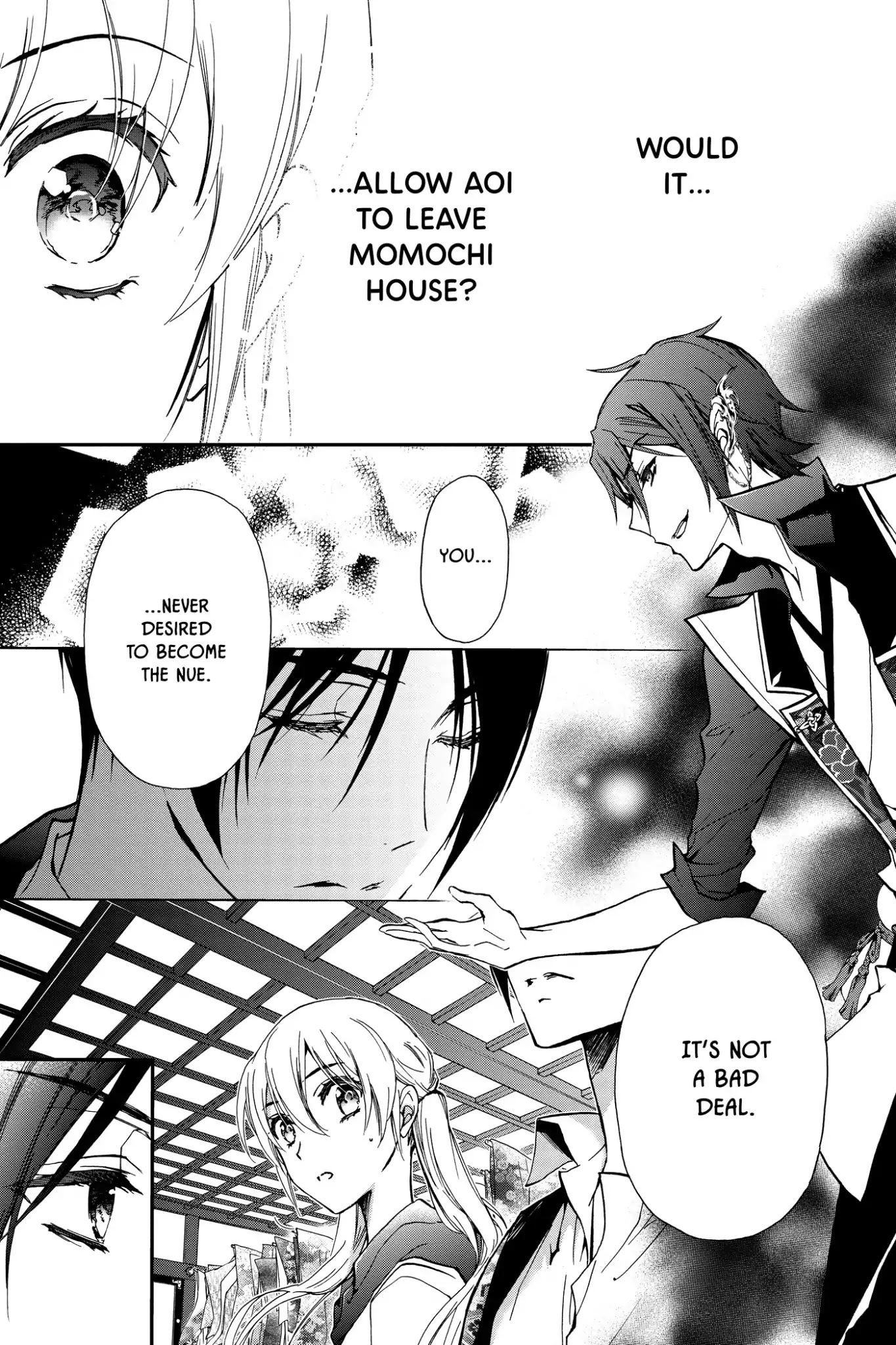 Momochi-san Chi no Ayakashi Ouji Chapter 37 page 8 - Chapter 37: Color Tag