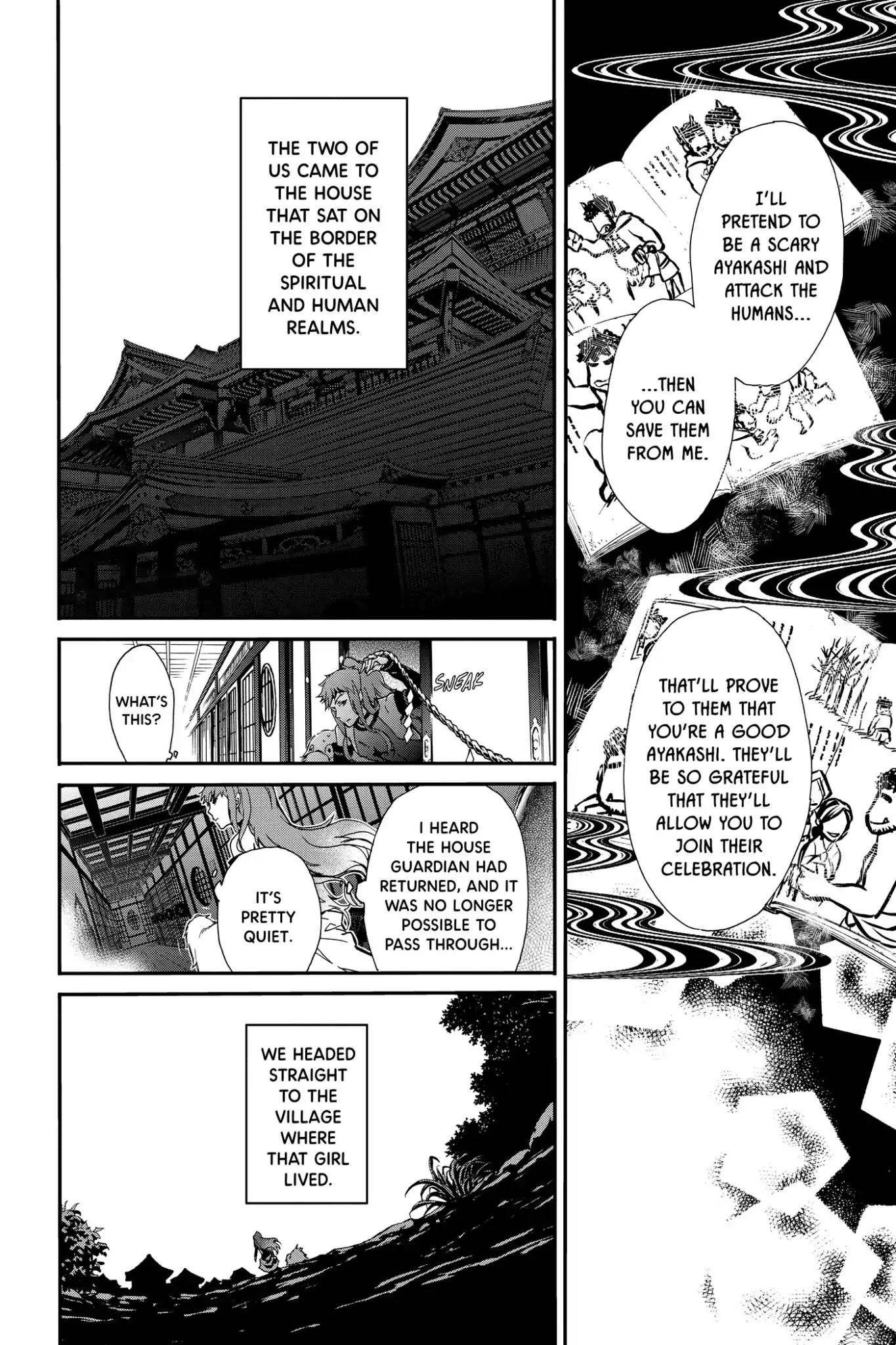 Momochi-san Chi no Ayakashi Ouji Chapter 38.5 page 12 - Vol.10 Bonus Story: To Capture an Orangutan: A Comedic Tale