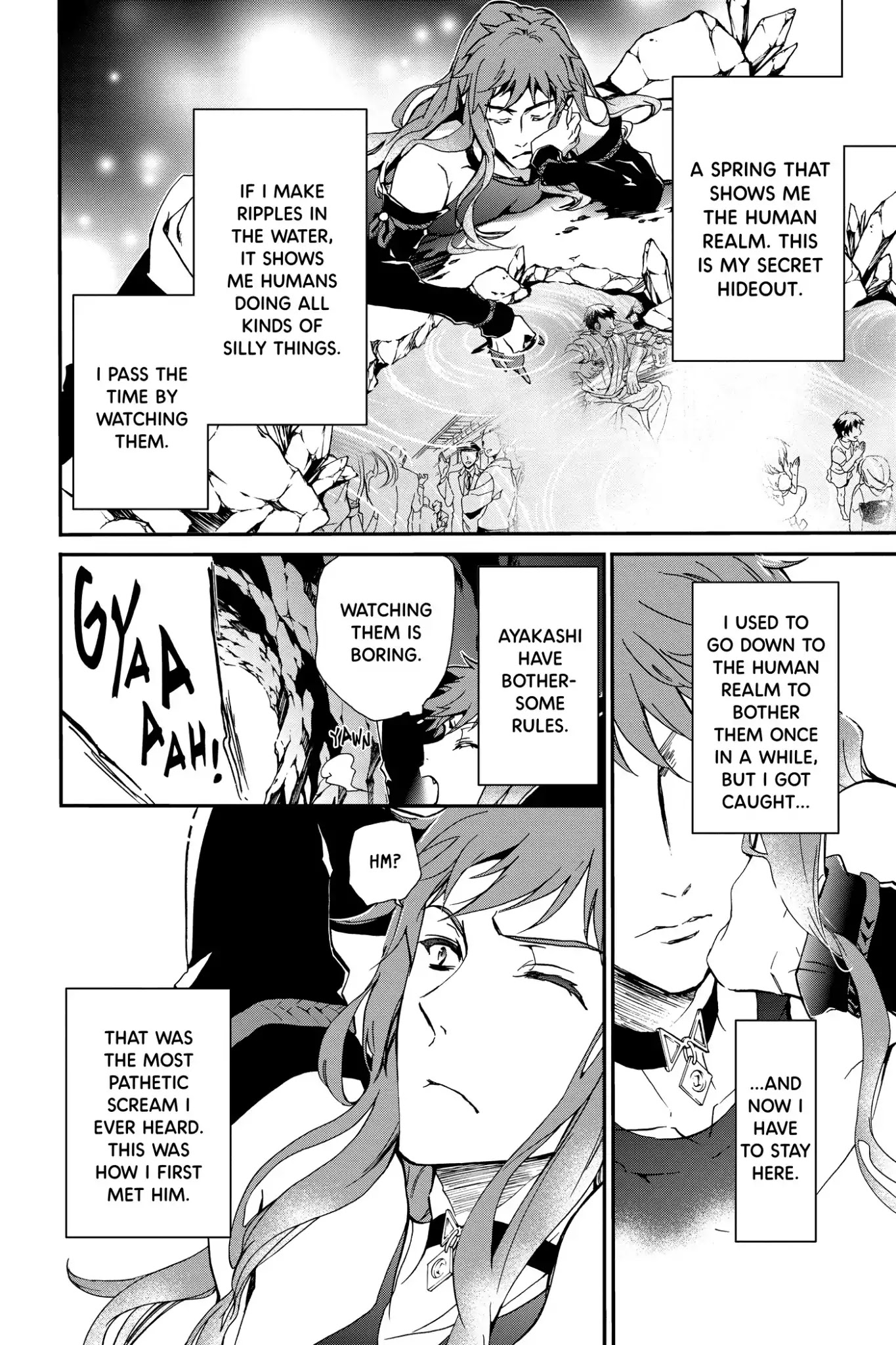 Momochi-san Chi no Ayakashi Ouji Chapter 38.5 page 6 - Vol.10 Bonus Story: To Capture an Orangutan: A Comedic Tale