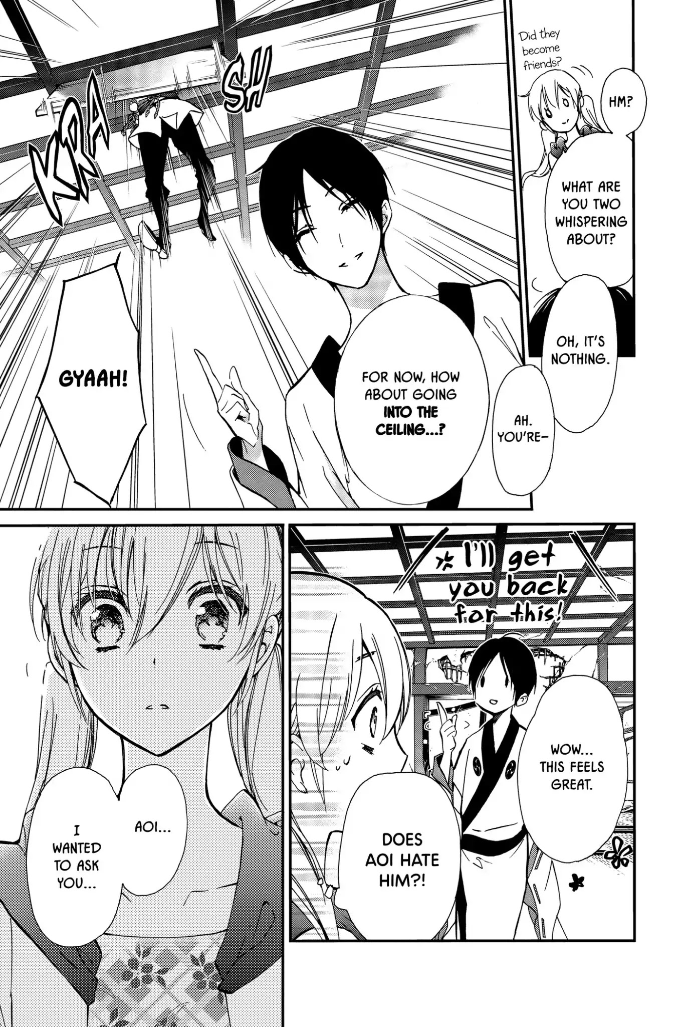 Momochi-san Chi no Ayakashi Ouji Chapter 38 page 21 - Chapter 38: There Are Limits to Being a Freeloader!