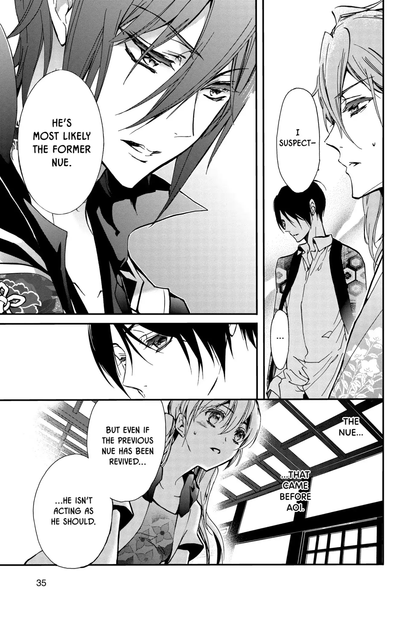 Momochi-san Chi no Ayakashi Ouji Chapter 39 page 35 - Chapter 39