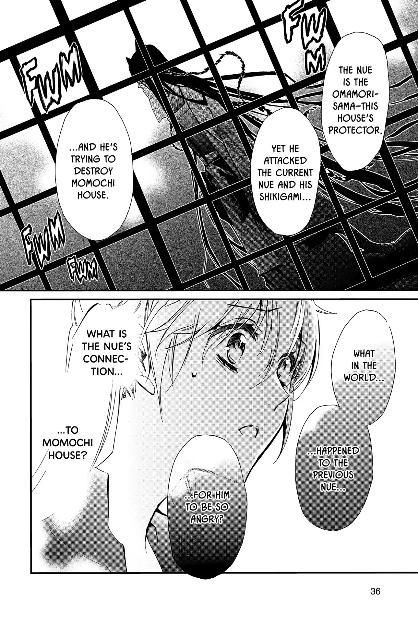 Momochi-san Chi no Ayakashi Ouji Chapter 39 page 36 - Chapter 39