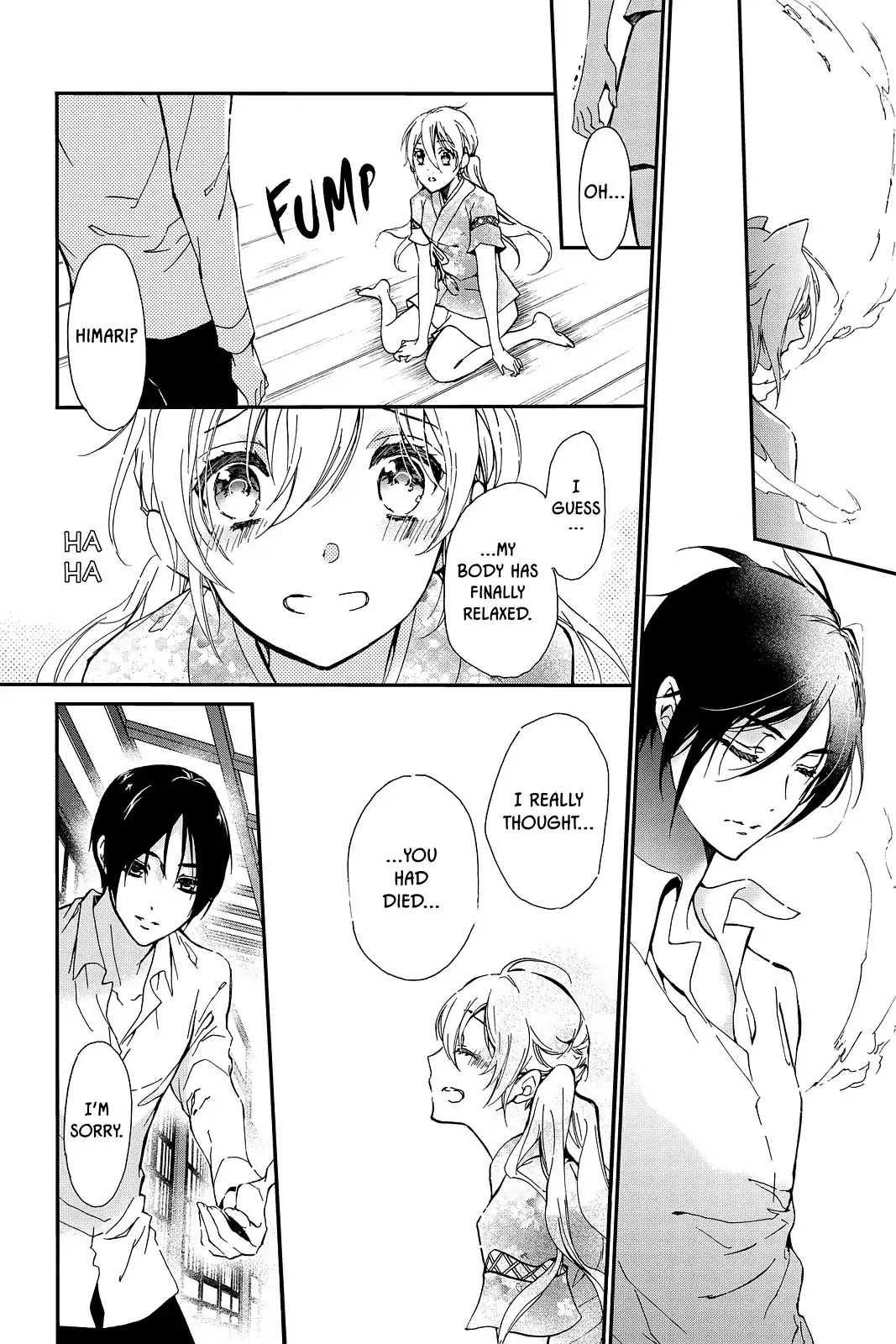 Momochi-san Chi no Ayakashi Ouji Chapter 43 page 30 - Chapter 43: The Pain of Parting with Loved Ones: Welcoming Fire