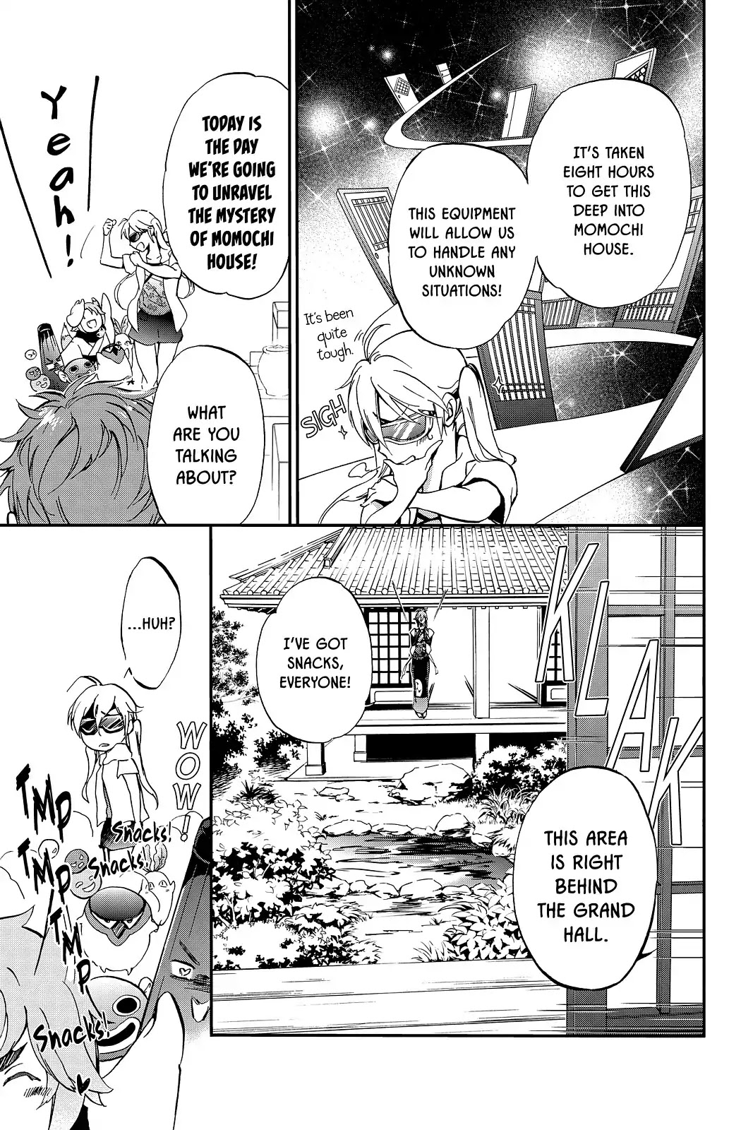 Momochi-san Chi no Ayakashi Ouji Chapter 46 page 10 - Chapter 46: Join Together, Open Wide