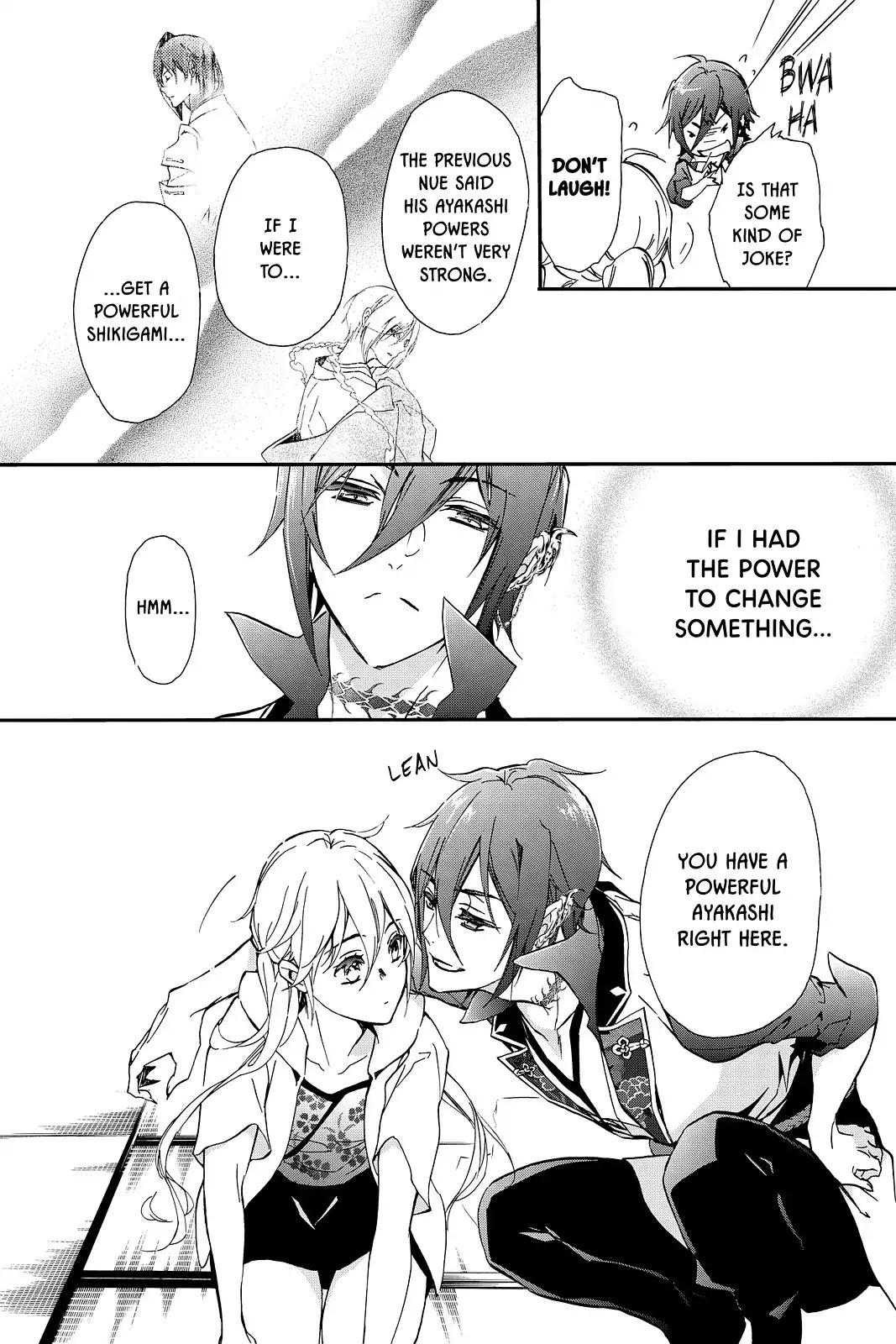 Momochi-san Chi no Ayakashi Ouji Chapter 46 page 15 - Chapter 46: Join Together, Open Wide