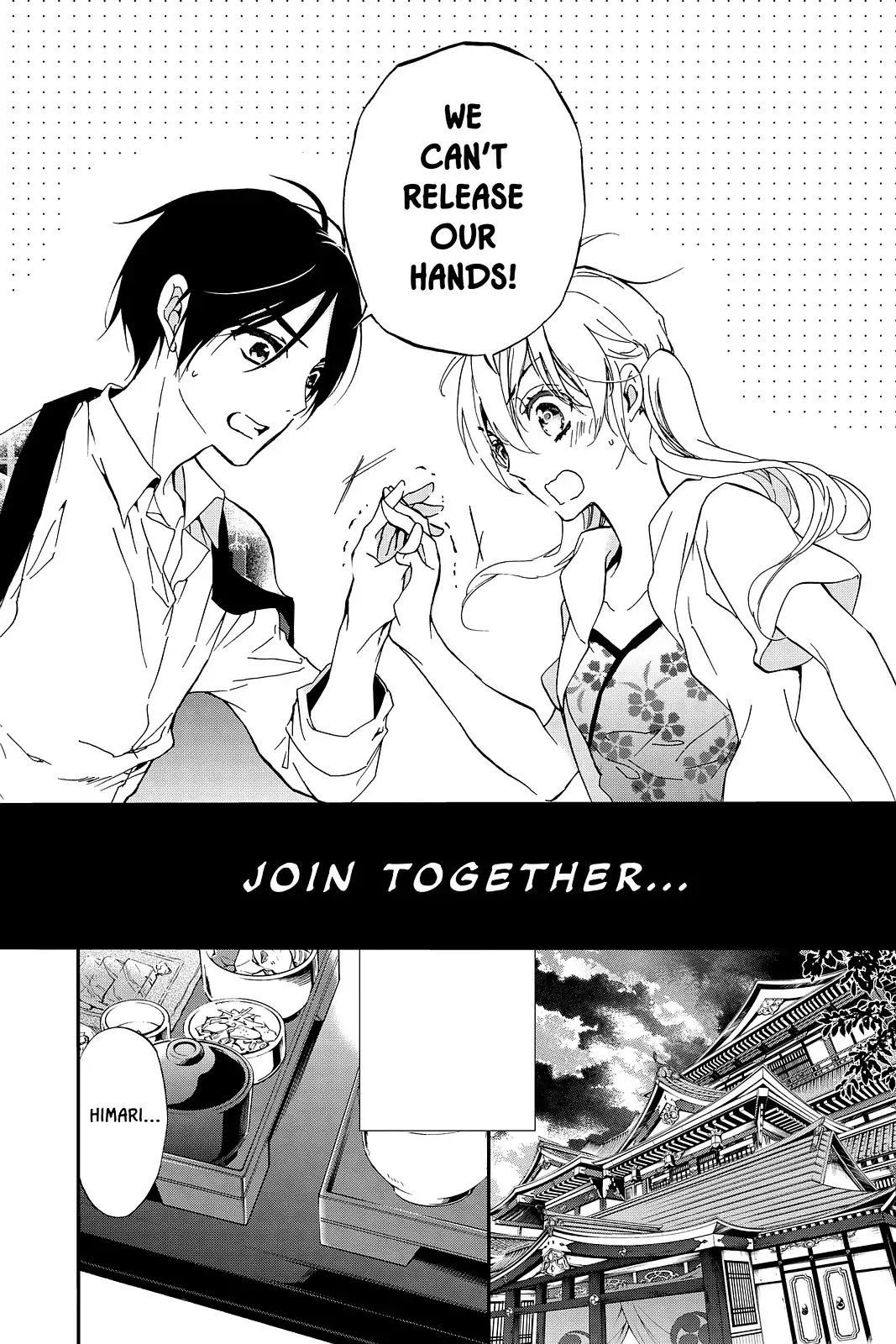 Momochi-san Chi no Ayakashi Ouji Chapter 46 page 22 - Chapter 46: Join Together, Open Wide