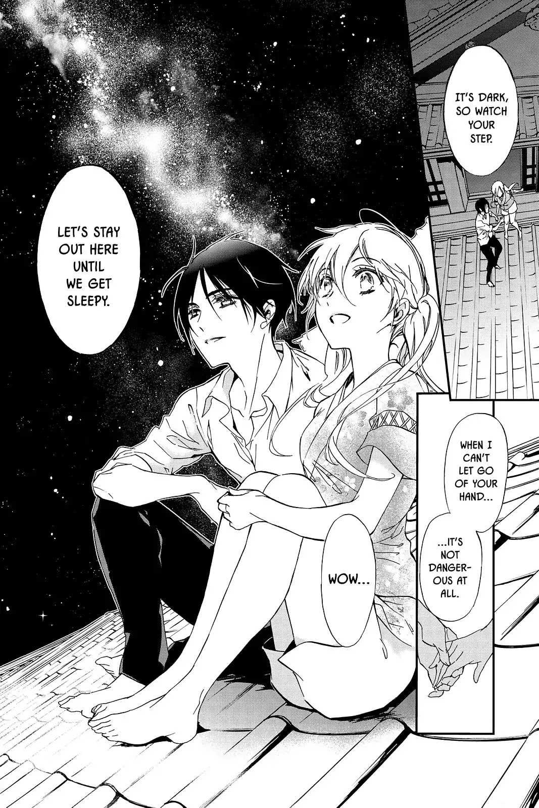 Momochi-san Chi no Ayakashi Ouji Chapter 46 page 27 - Chapter 46: Join Together, Open Wide