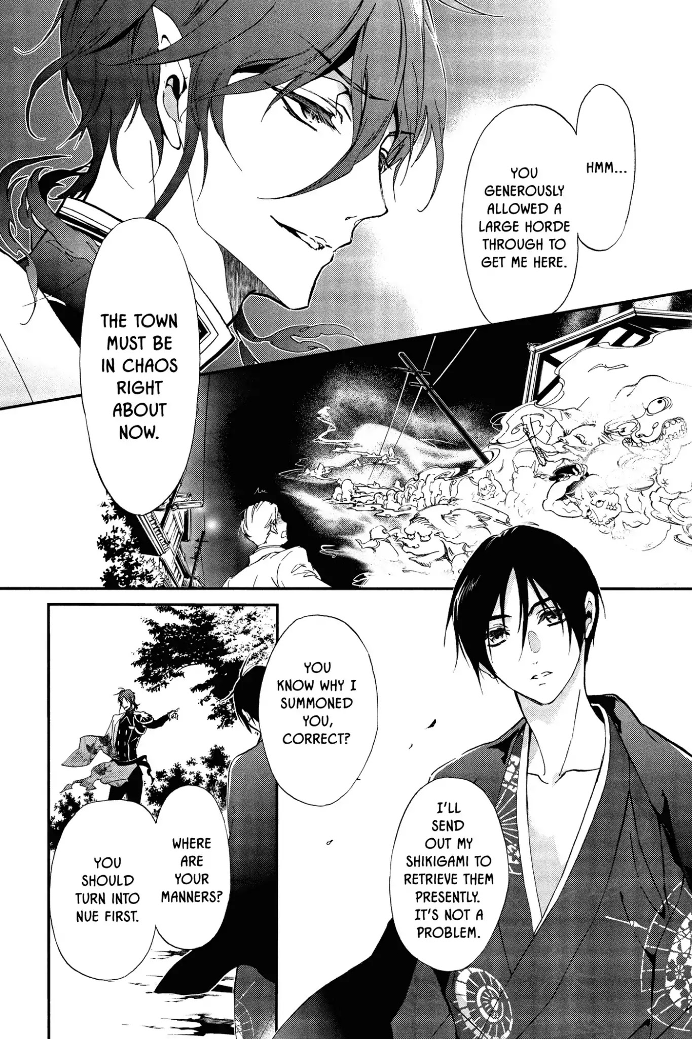 Momochi-san Chi no Ayakashi Ouji Chapter 47 page 28 - Chapter 47: Summer Learning Experience ★ Himari Become a Ghost