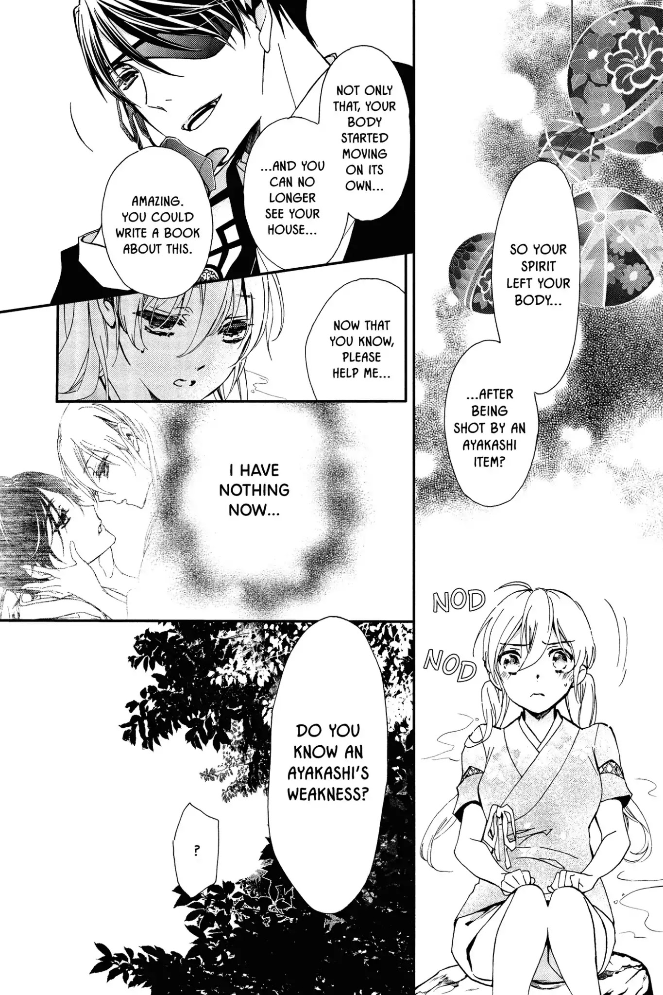Momochi-san Chi no Ayakashi Ouji Chapter 49 page 5 - Chapter 49: A Teacher on a Night Stroll