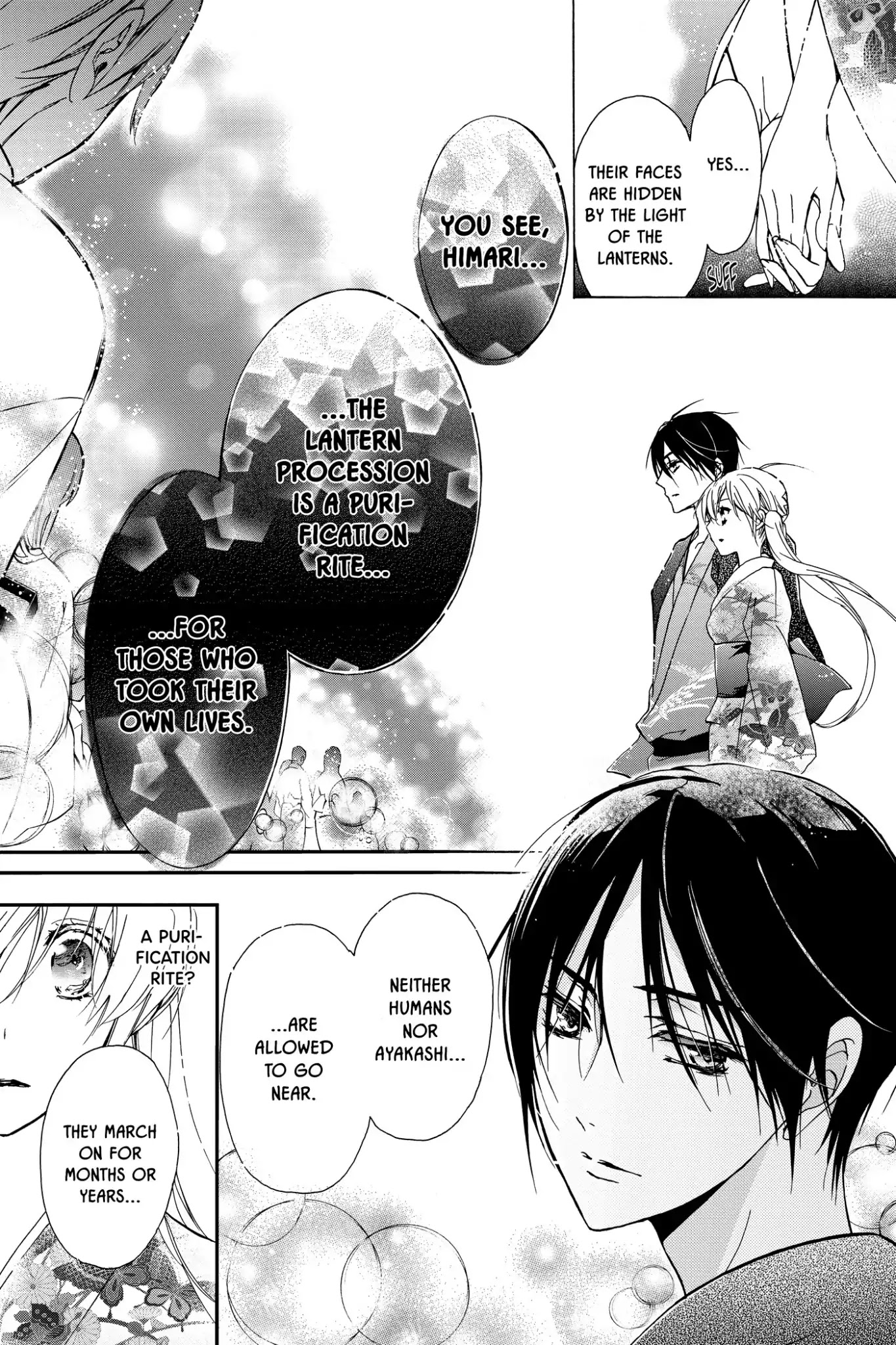 Momochi-san Chi no Ayakashi Ouji Chapter 5 page 14 - Chapter 5: A Formidable New Shikigami?!