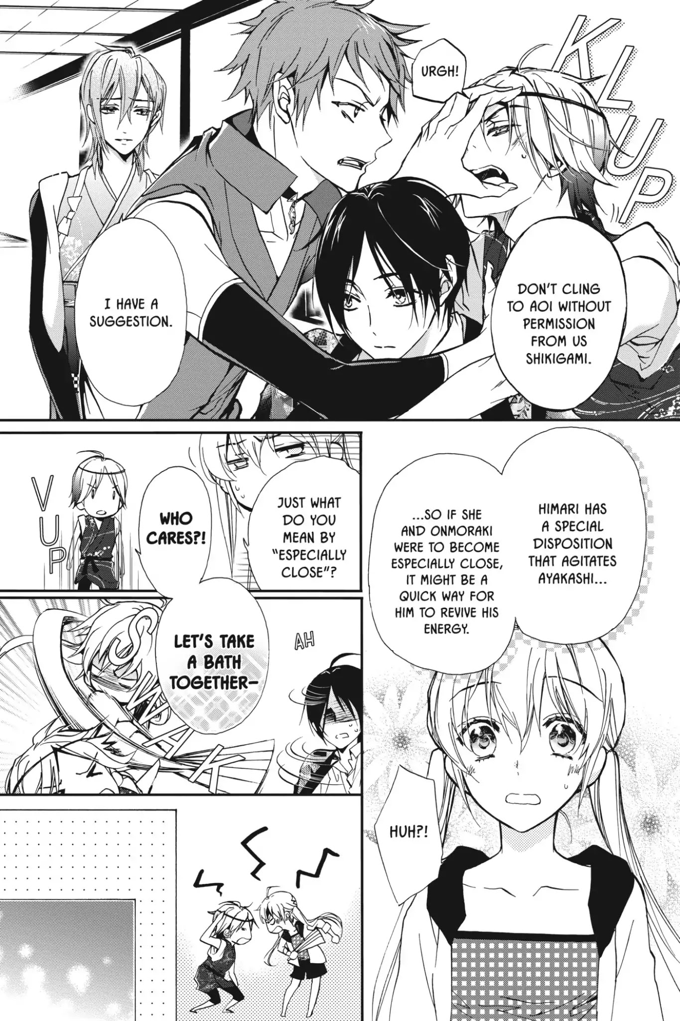 Momochi-san Chi no Ayakashi Ouji Chapter 5 page 9 - Chapter 5: A Formidable New Shikigami?!