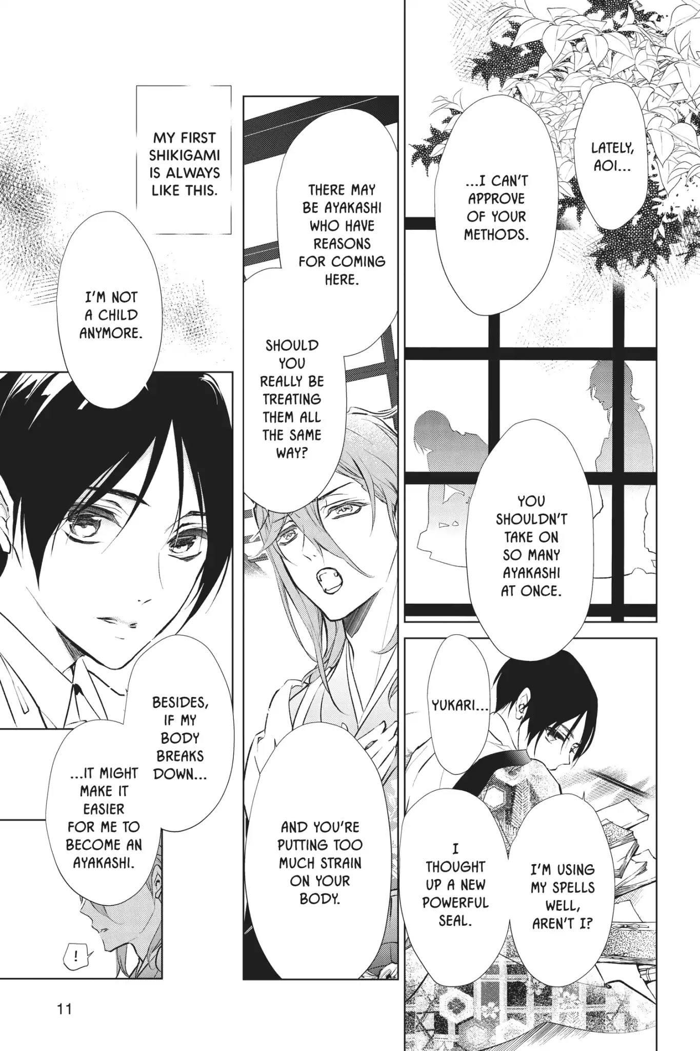 Momochi-san Chi no Ayakashi Ouji Chapter 52 page 11 - Chapter 52: Fourteen Lullabies