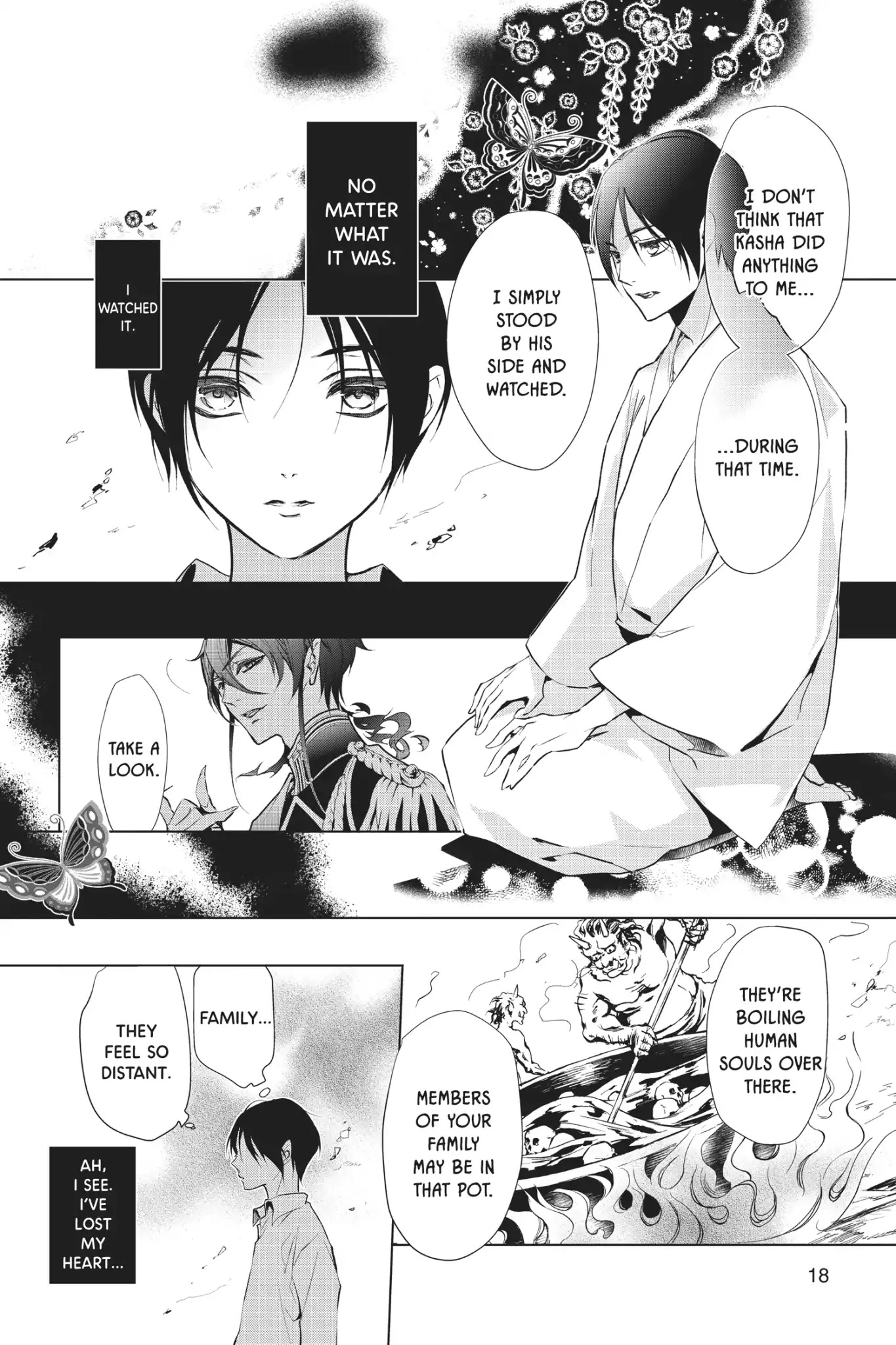 Momochi-san Chi no Ayakashi Ouji Chapter 52 page 18 - Chapter 52: Fourteen Lullabies